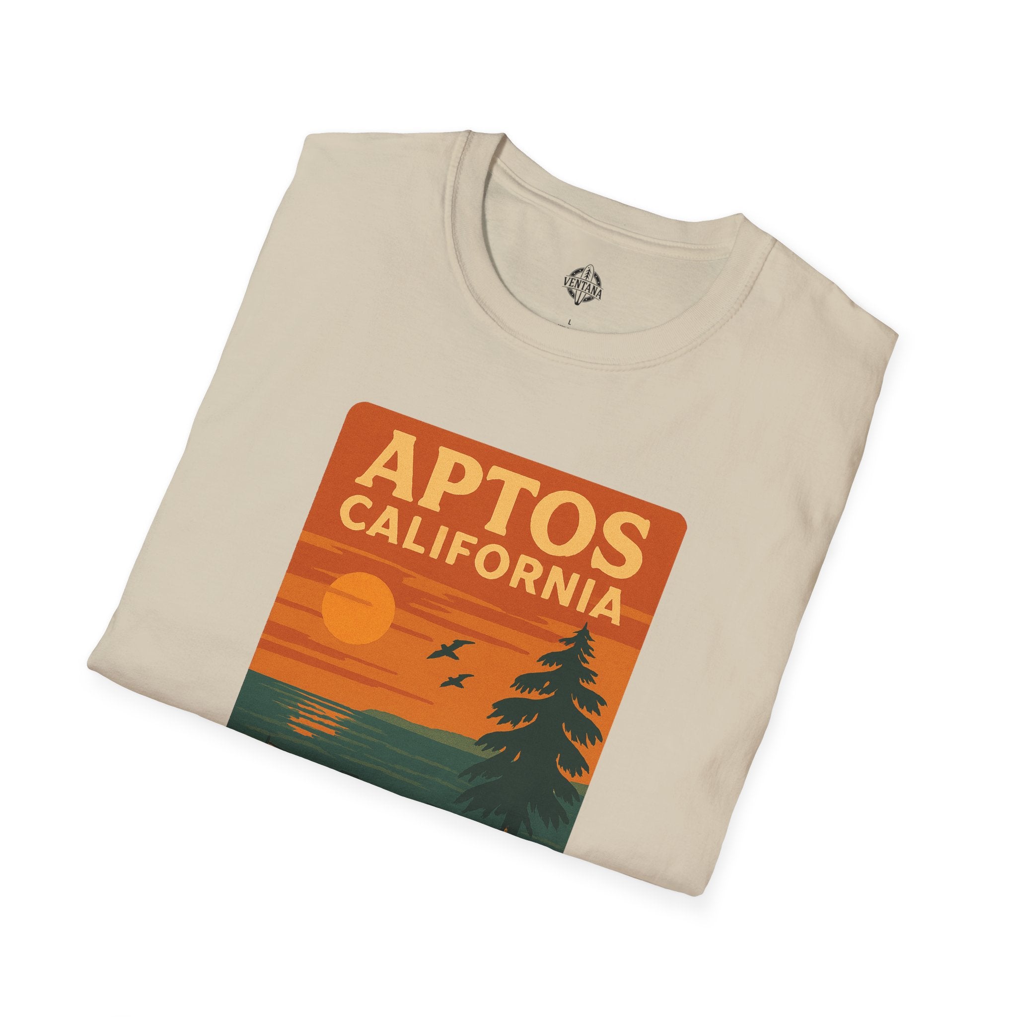 Aptos California Sunset Unisex - U.S. Cotton T-Shirt