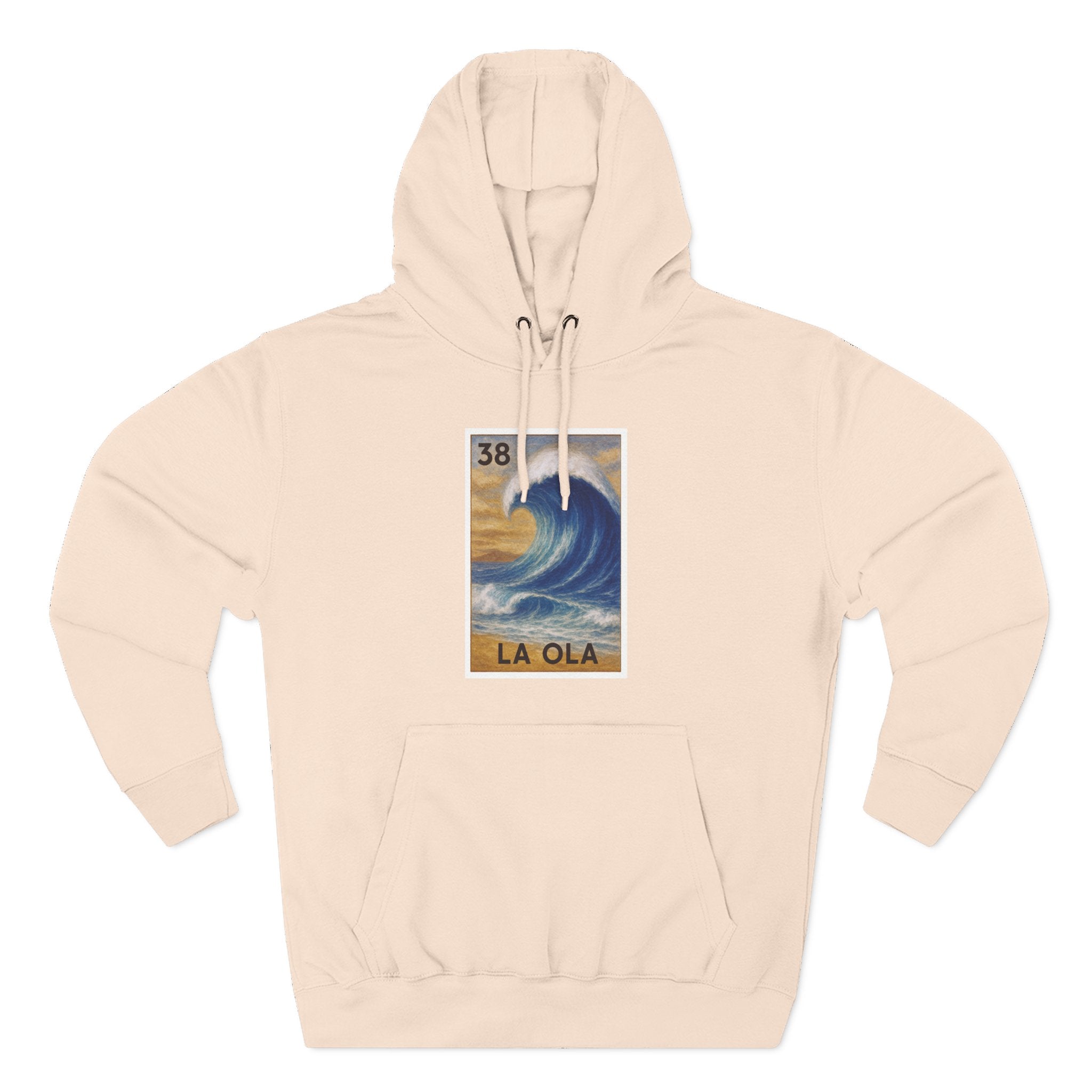 Wave Lotería fleece hoodie image 8