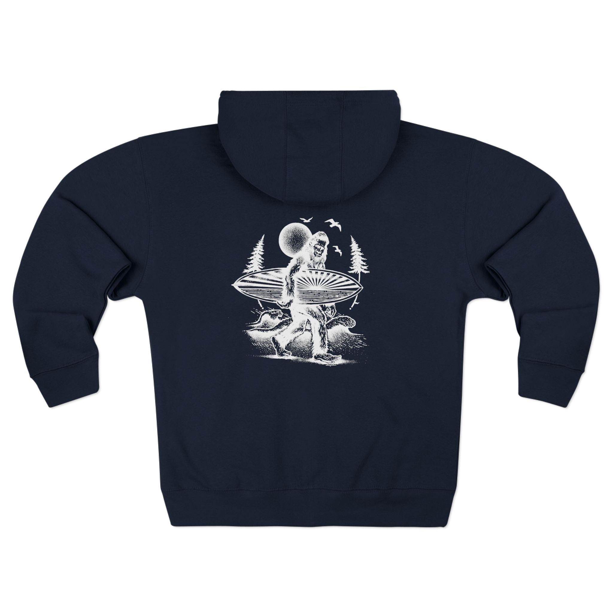 Ventana Surfsquatch by Thiago Bianchini zip fleece hoodie image 1