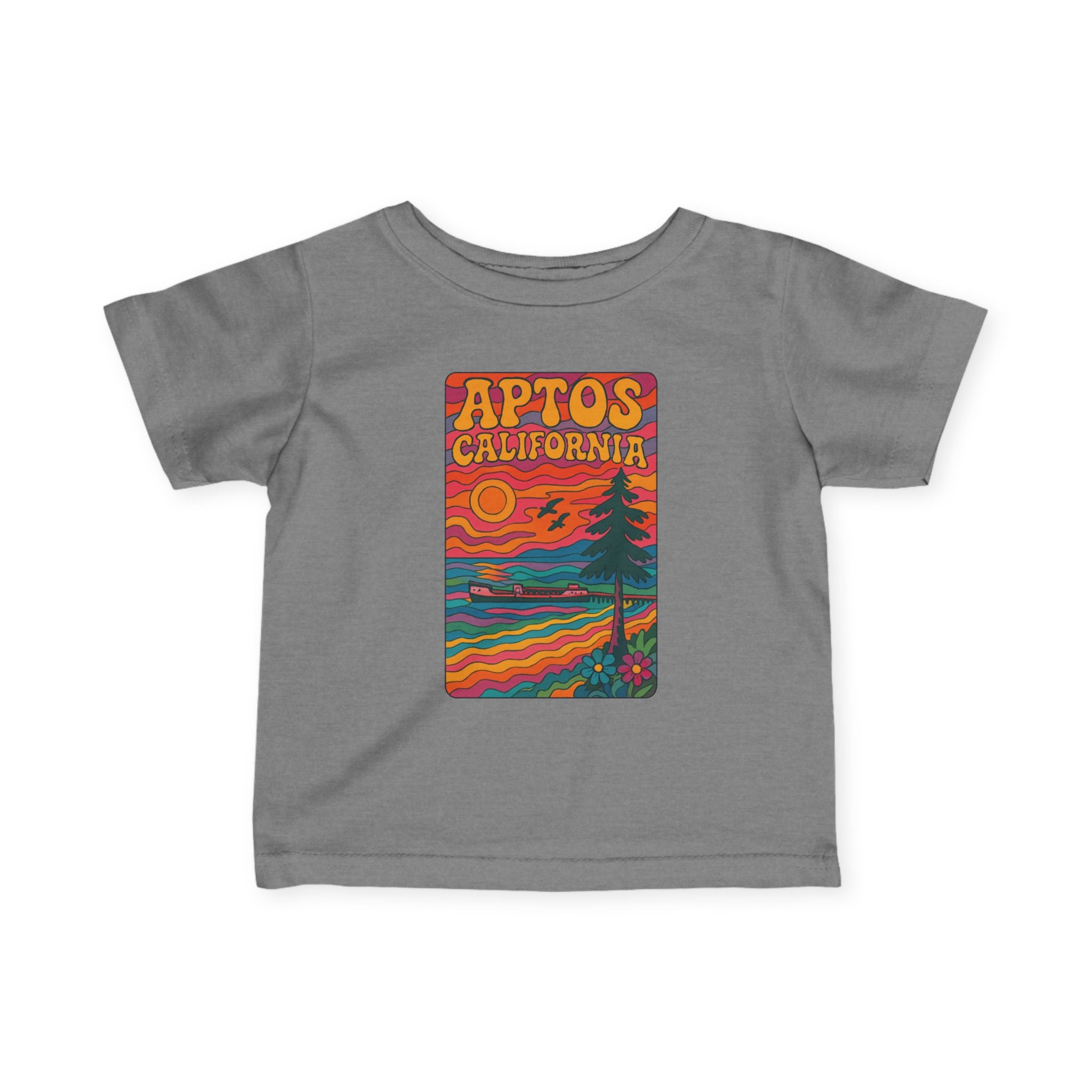 Aptos California Psychedelic - Infant 100% Cotton T-Shirt