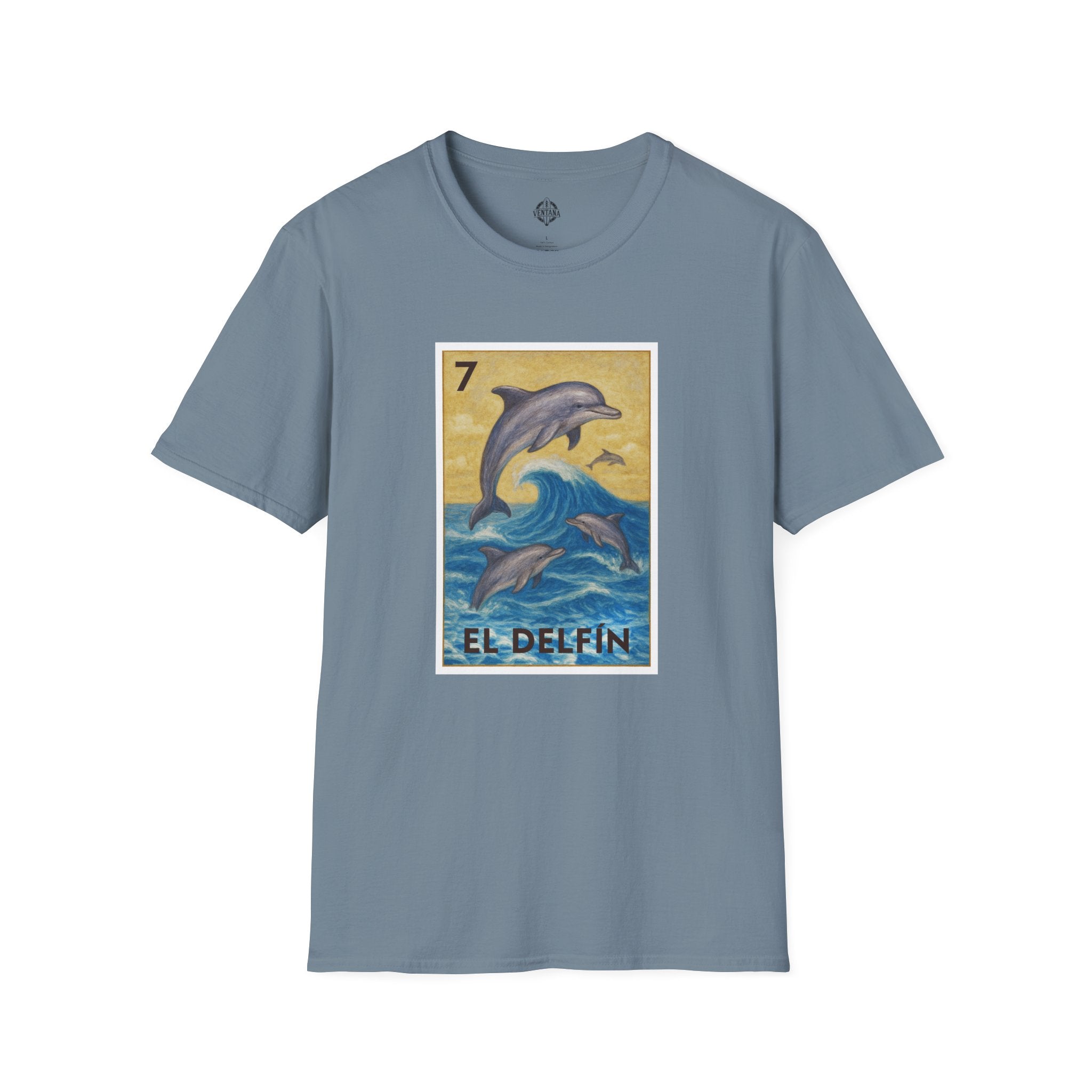 Dolphin Lotería cotton t-shirt image 10