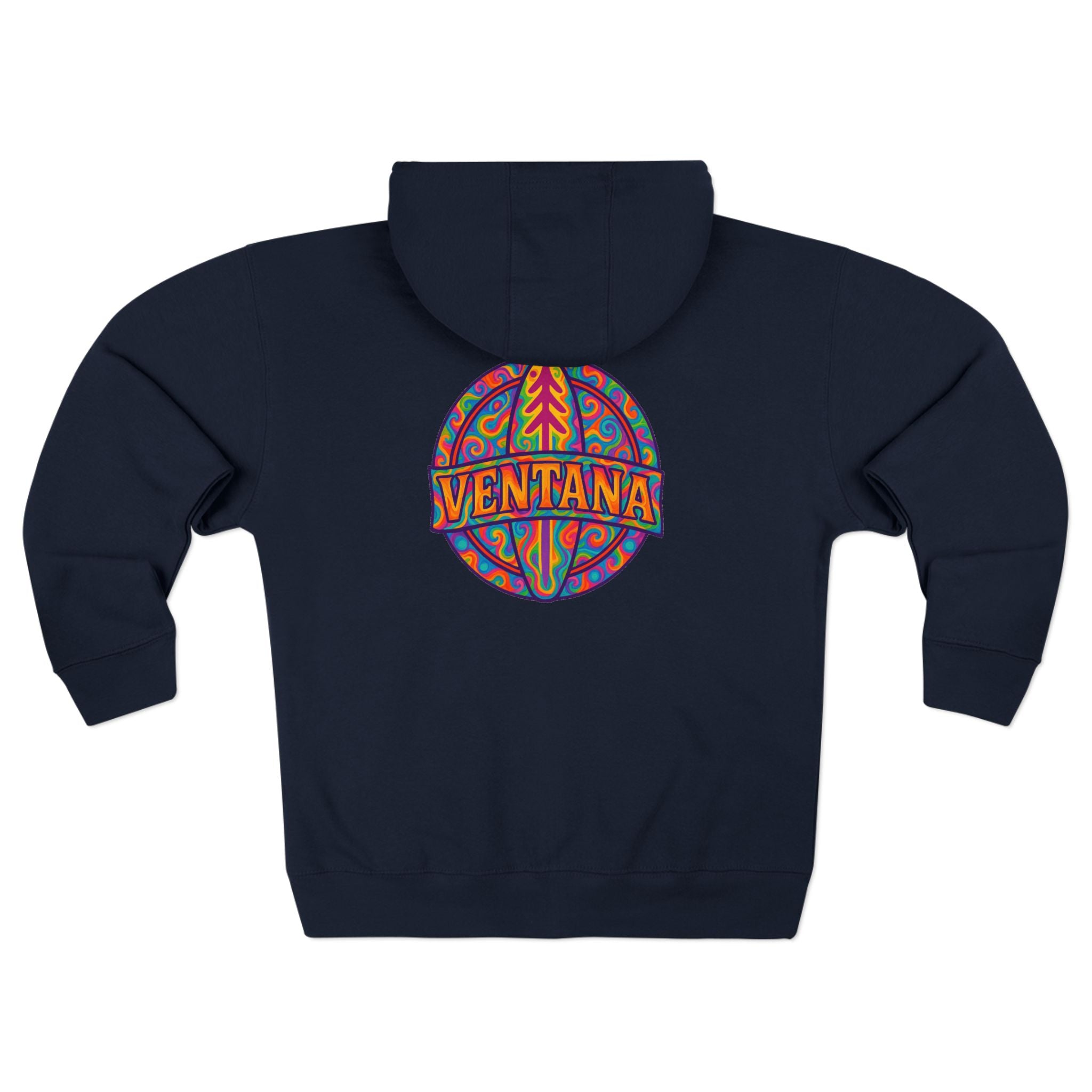 Ventana Psychedelic Treefish Logo Zip Hoodie