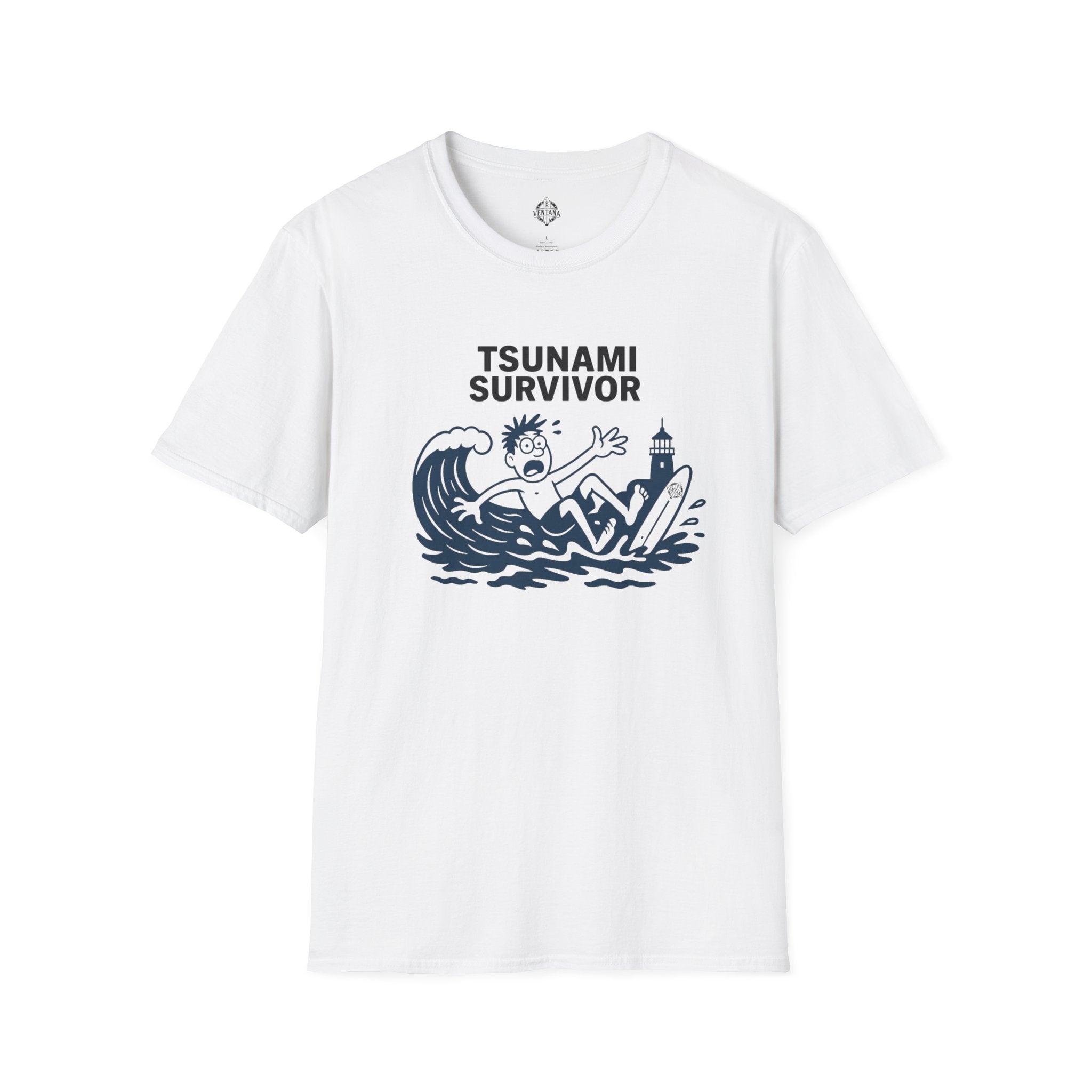 Tsunami Survivor Unisex - Soft Style U.S. Cotton T-Shirt