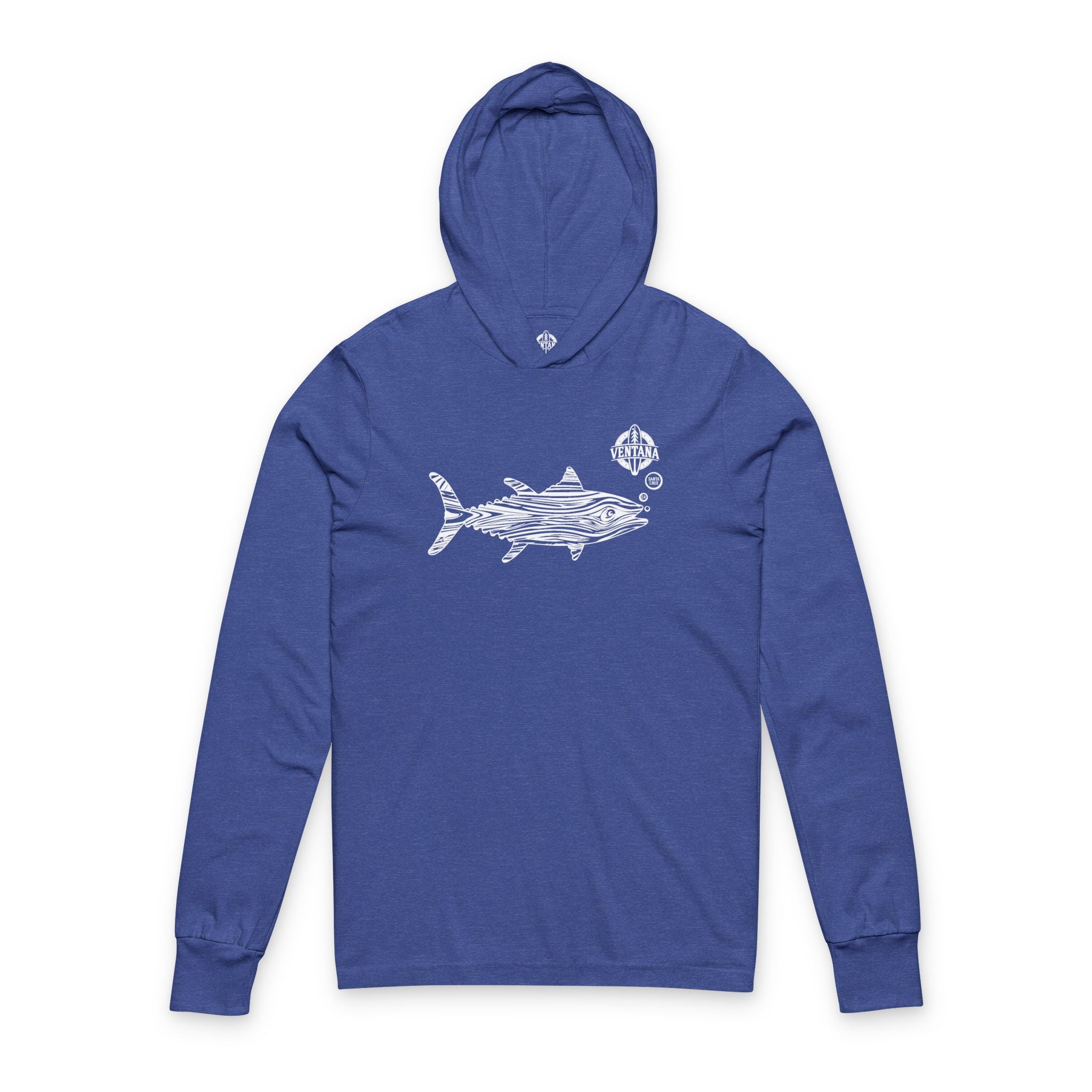 Ventana Wooden Tuna cotton hooded long sleeve t-shirt image 6