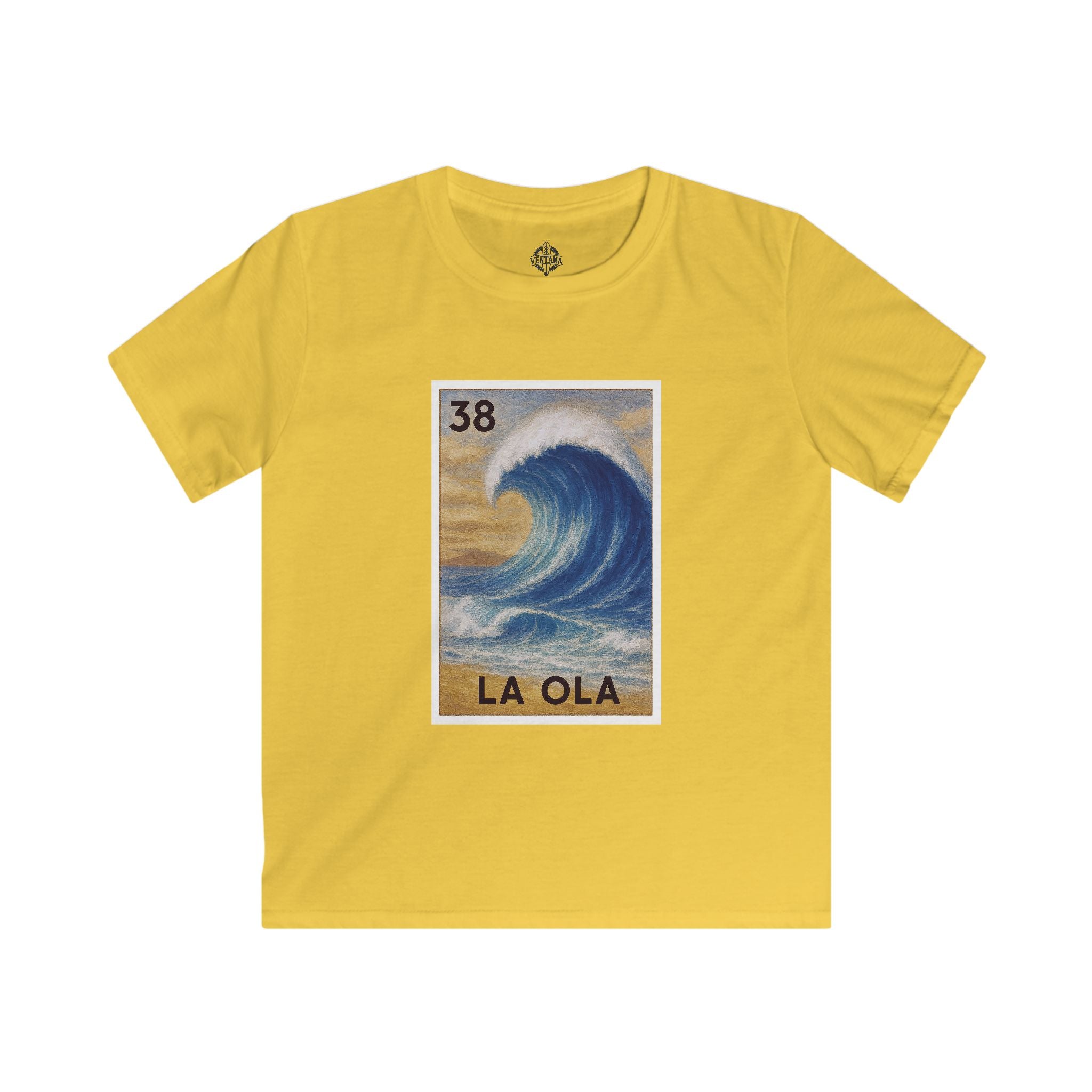Wave Lotería kids soft style t-shirt image 7