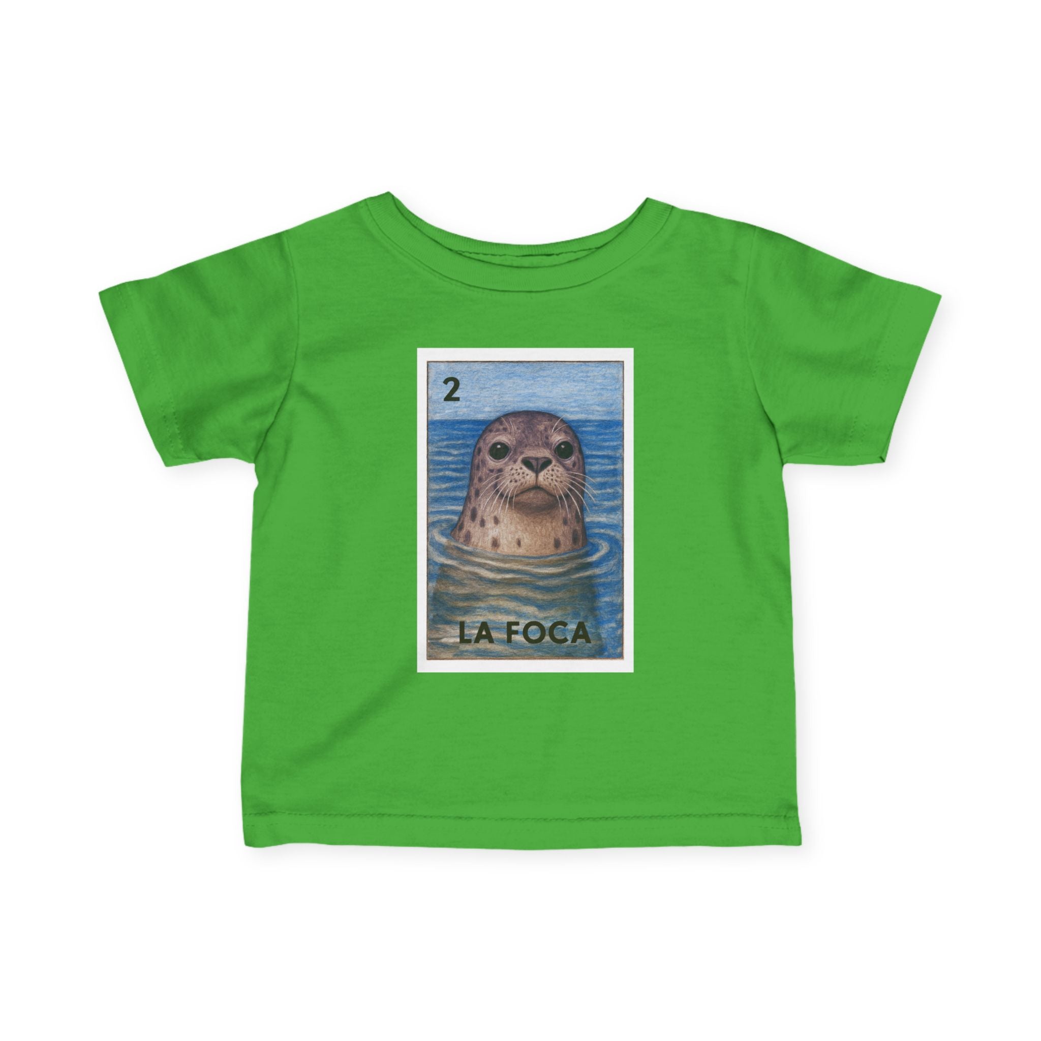 Seal Lotería infant cotton t-shirt image 8