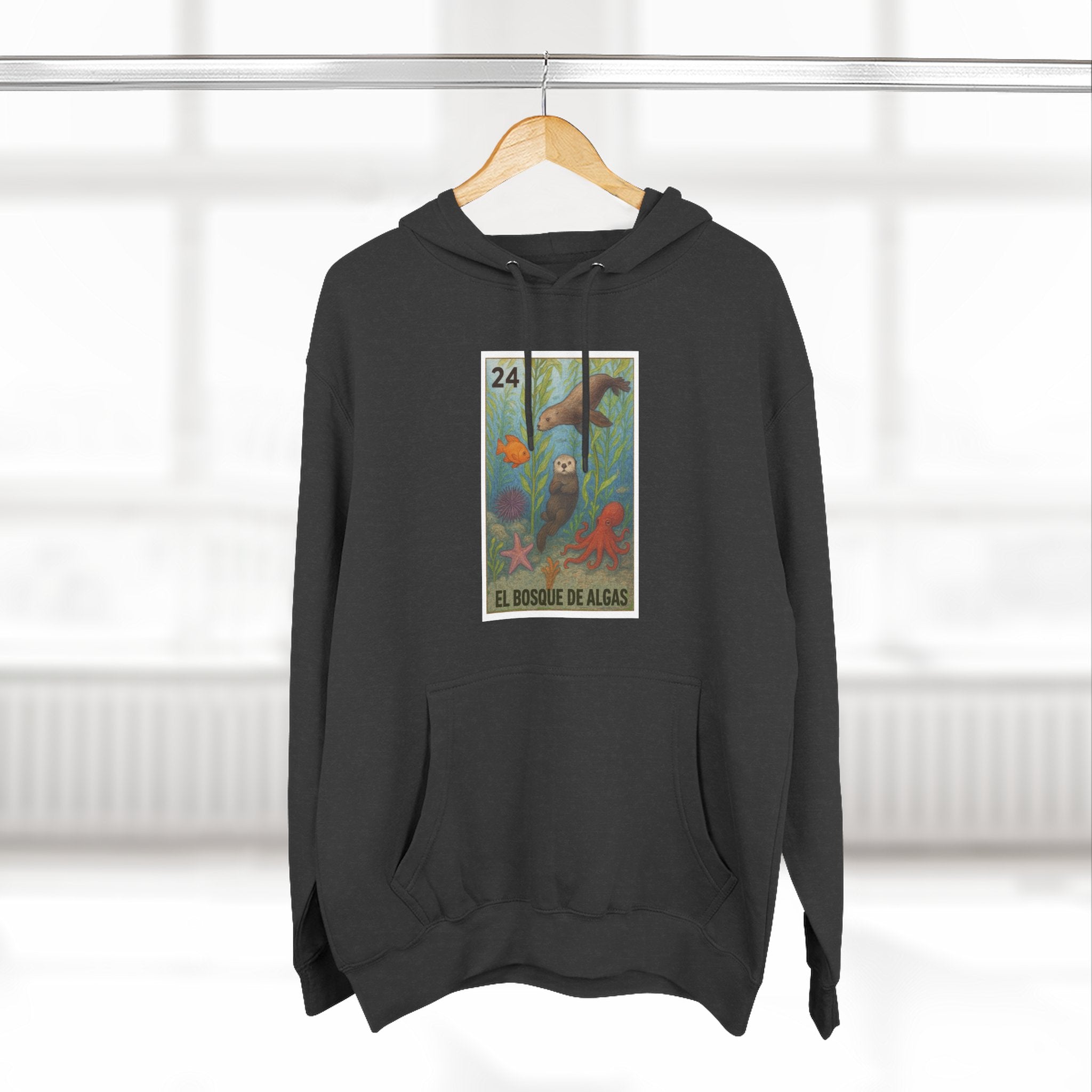 Kelp Forest Lotería Fleece Hoodie