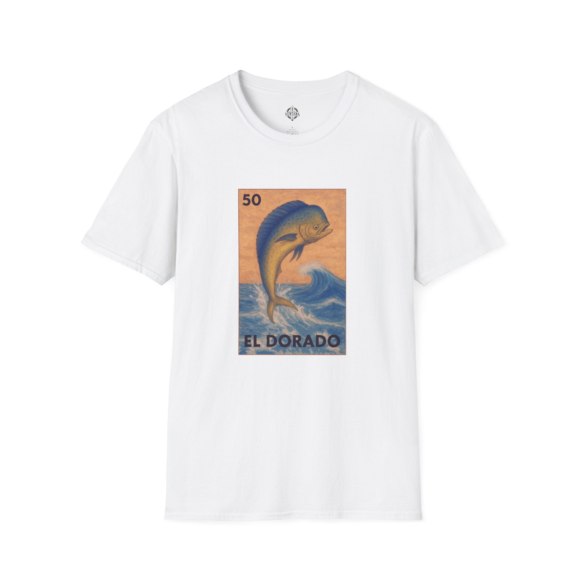 Dorado Lotería Unisex - Soft Style U.S. Cotton T-Shirt (El Dorado)