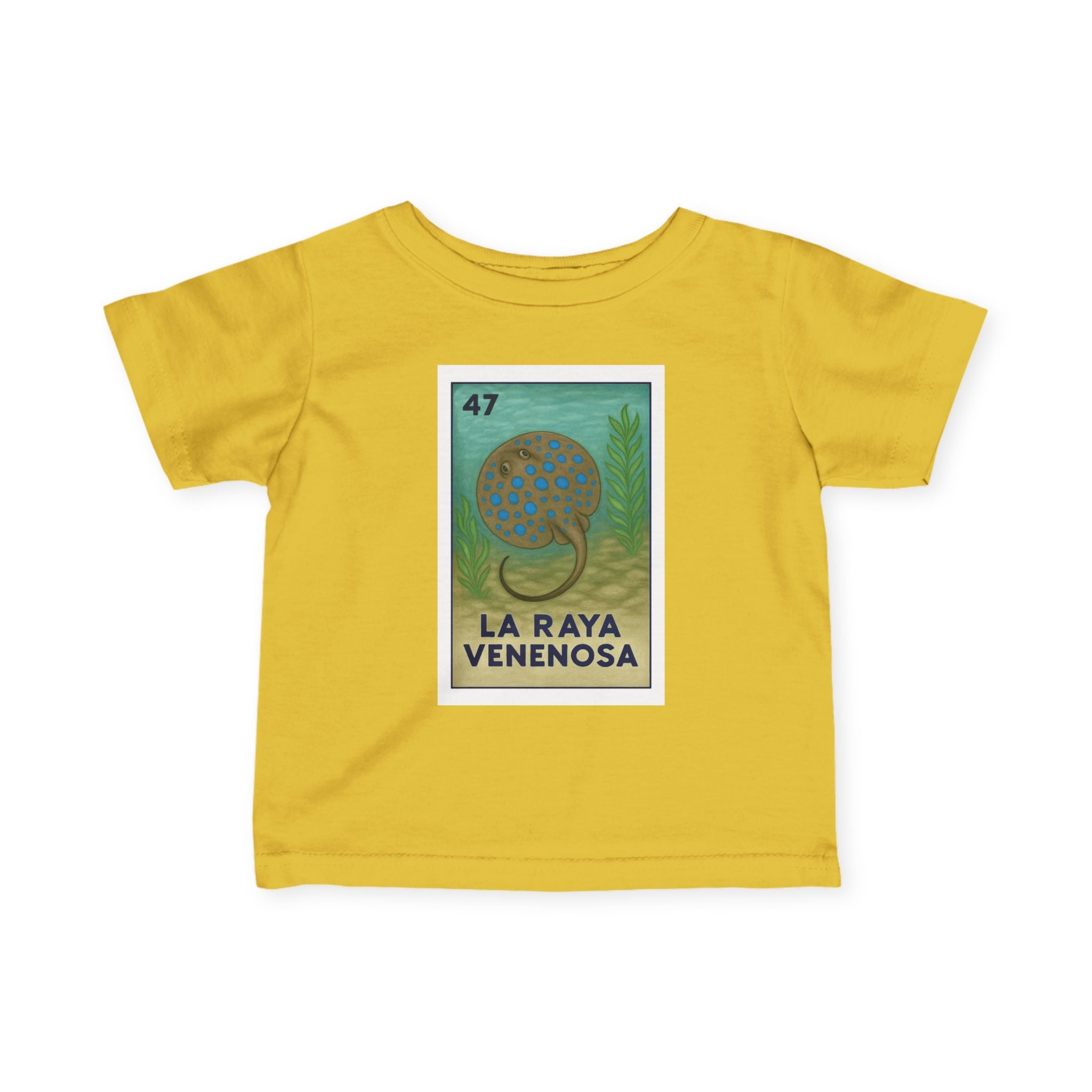 Stingray Lotería infant cotton t-shirt image 7
