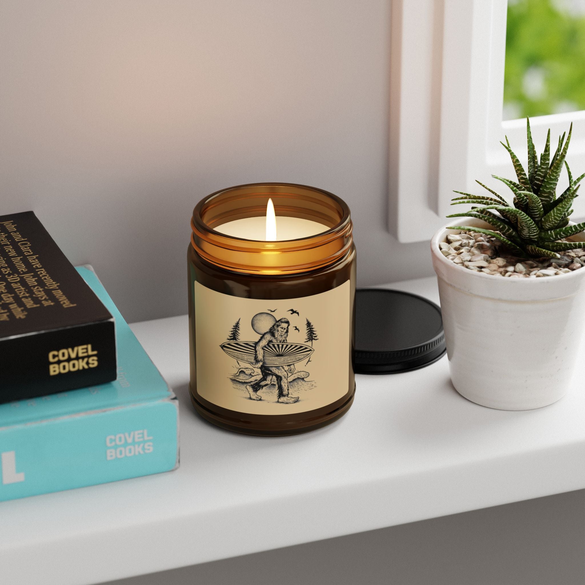 Ventana Surfsquatch by Thiago Bianchini Scented Soy Candle (4oz & 9oz)