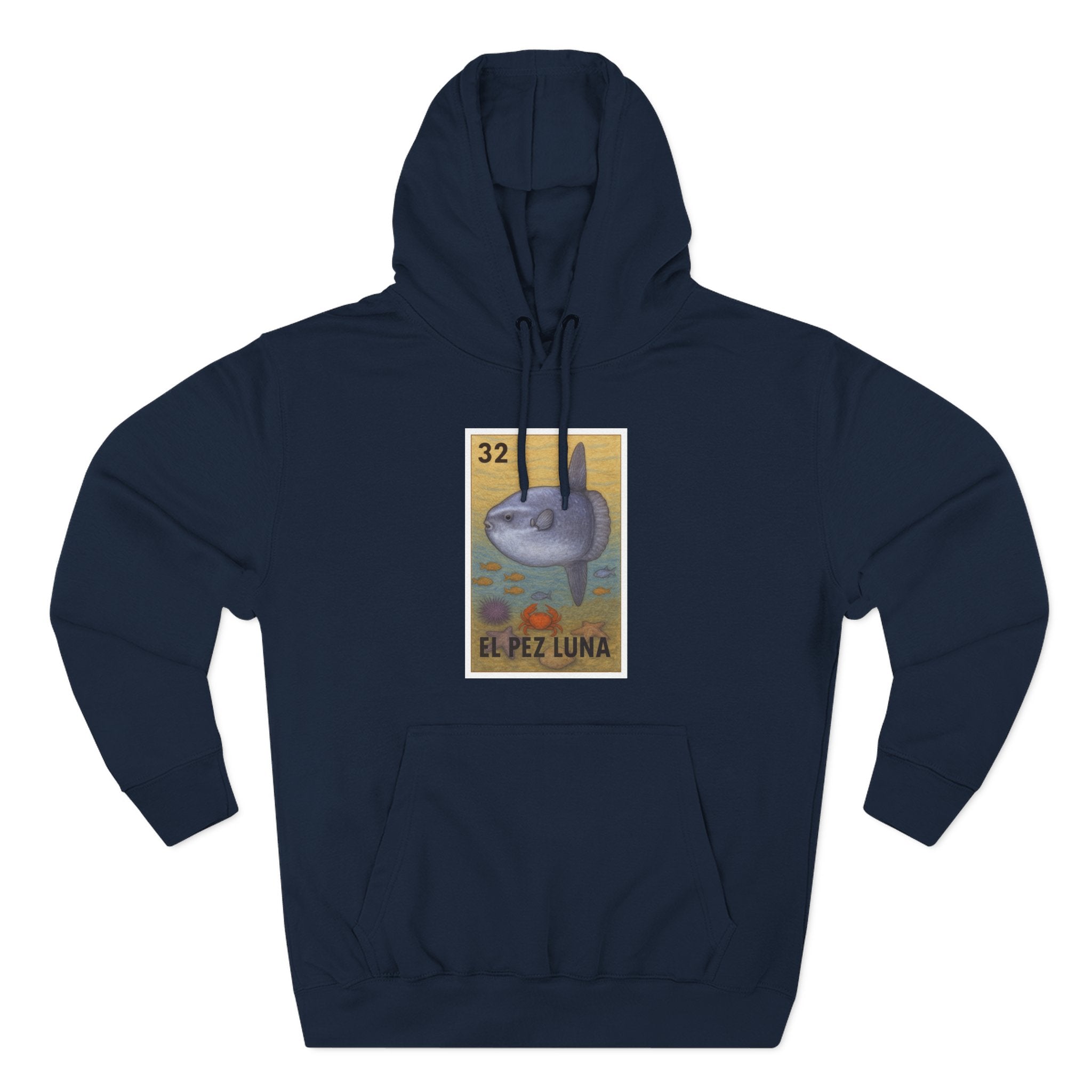 Sunfish Lotería fleece hoodie image 1