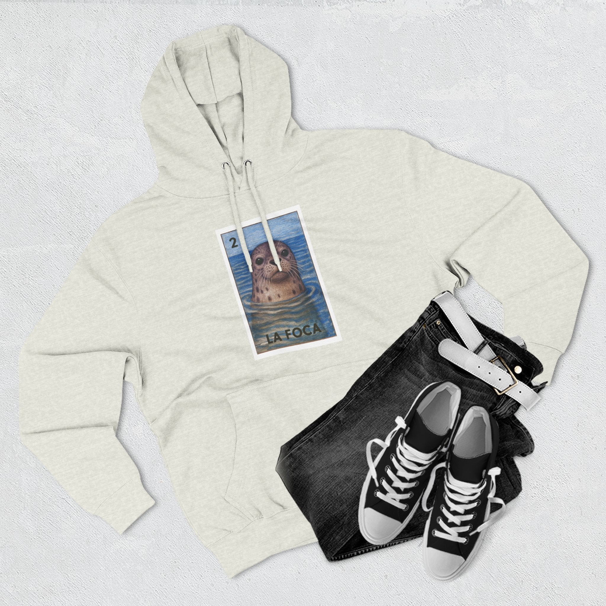 Seal Lotería Fleece Hoodie
