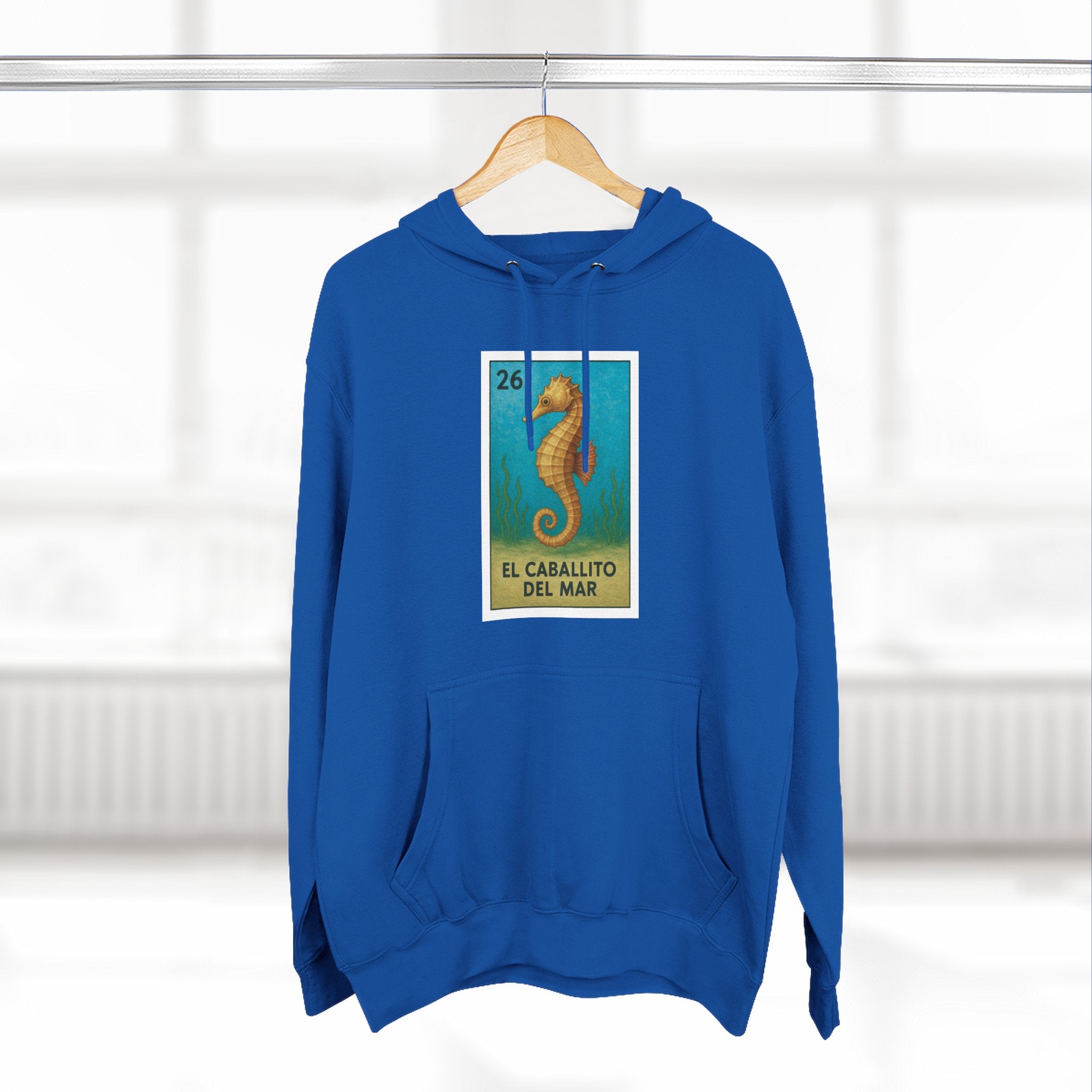 Seahorse Lotería Fleece Hoodie
