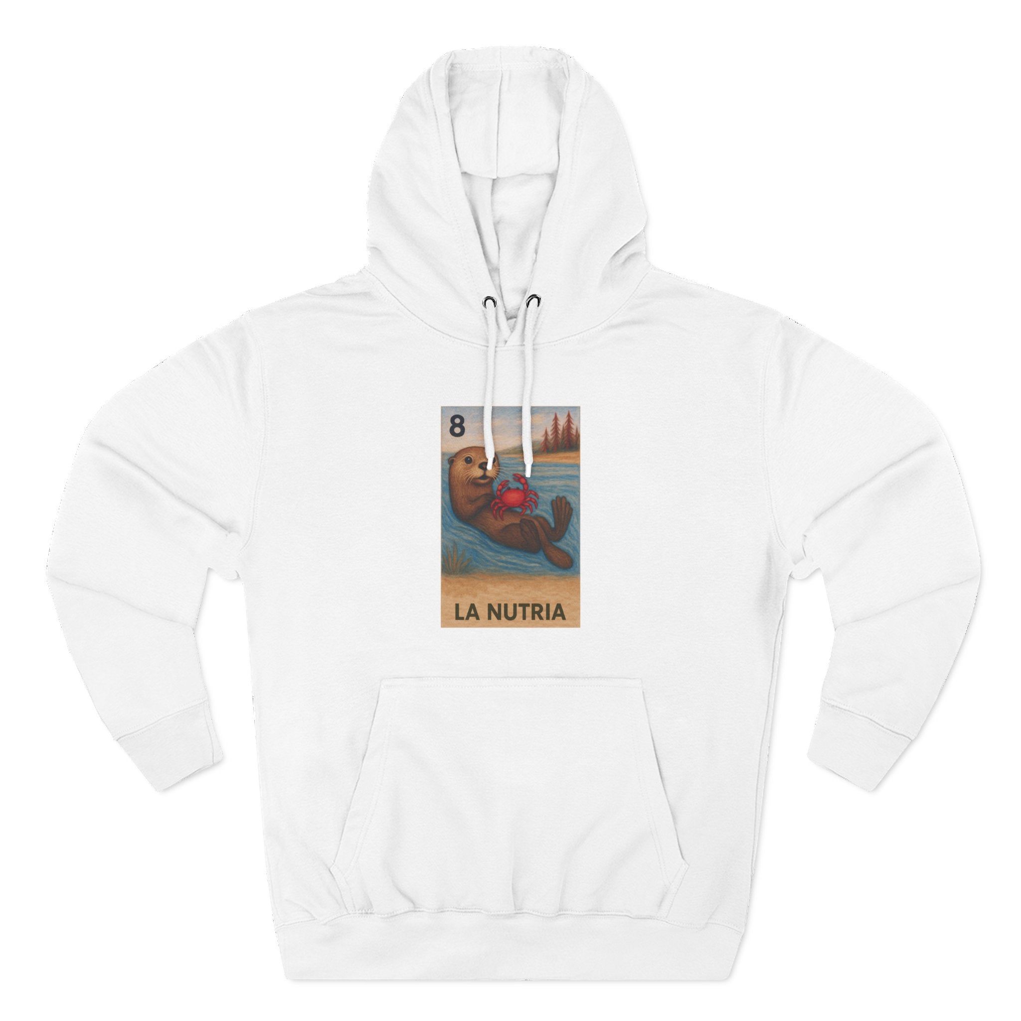 Sea Otter Lotería fleece hoodie image 4