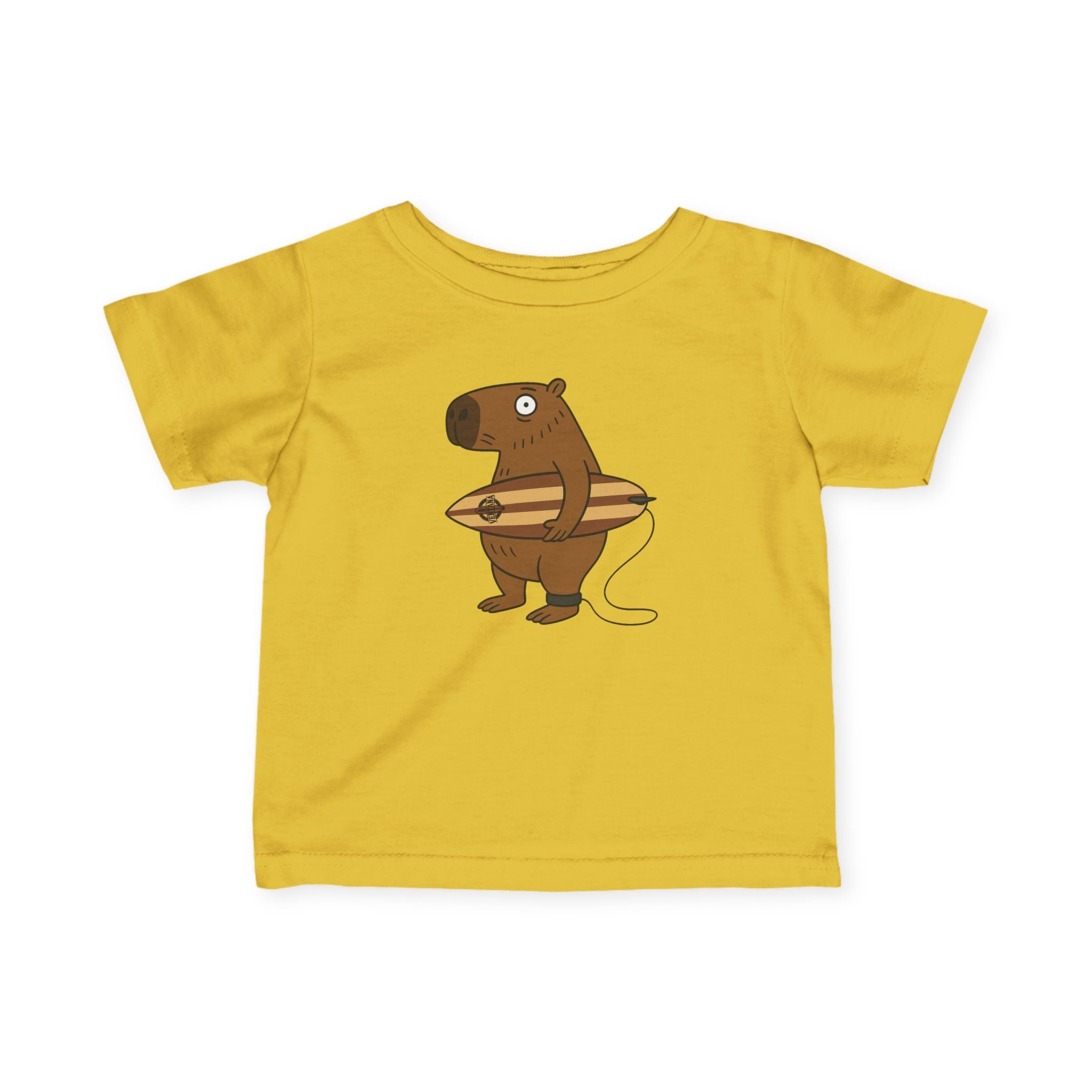 Capybara Surfer - Infant 100% Cotton T-Shirt