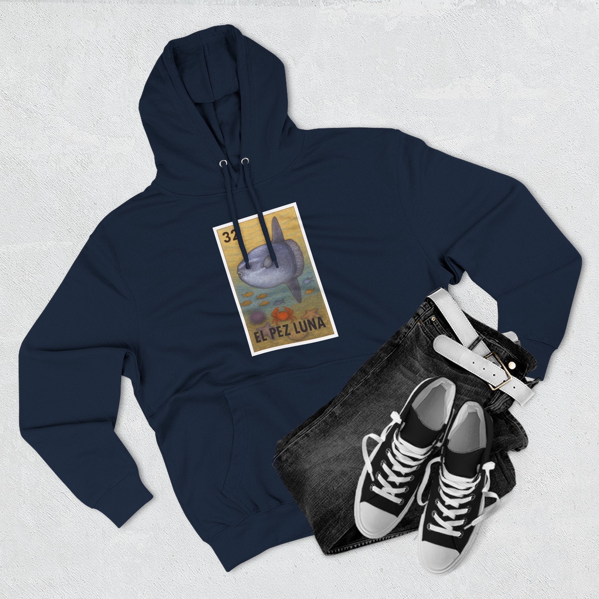 Sunfish Lotería Fleece Hoodie