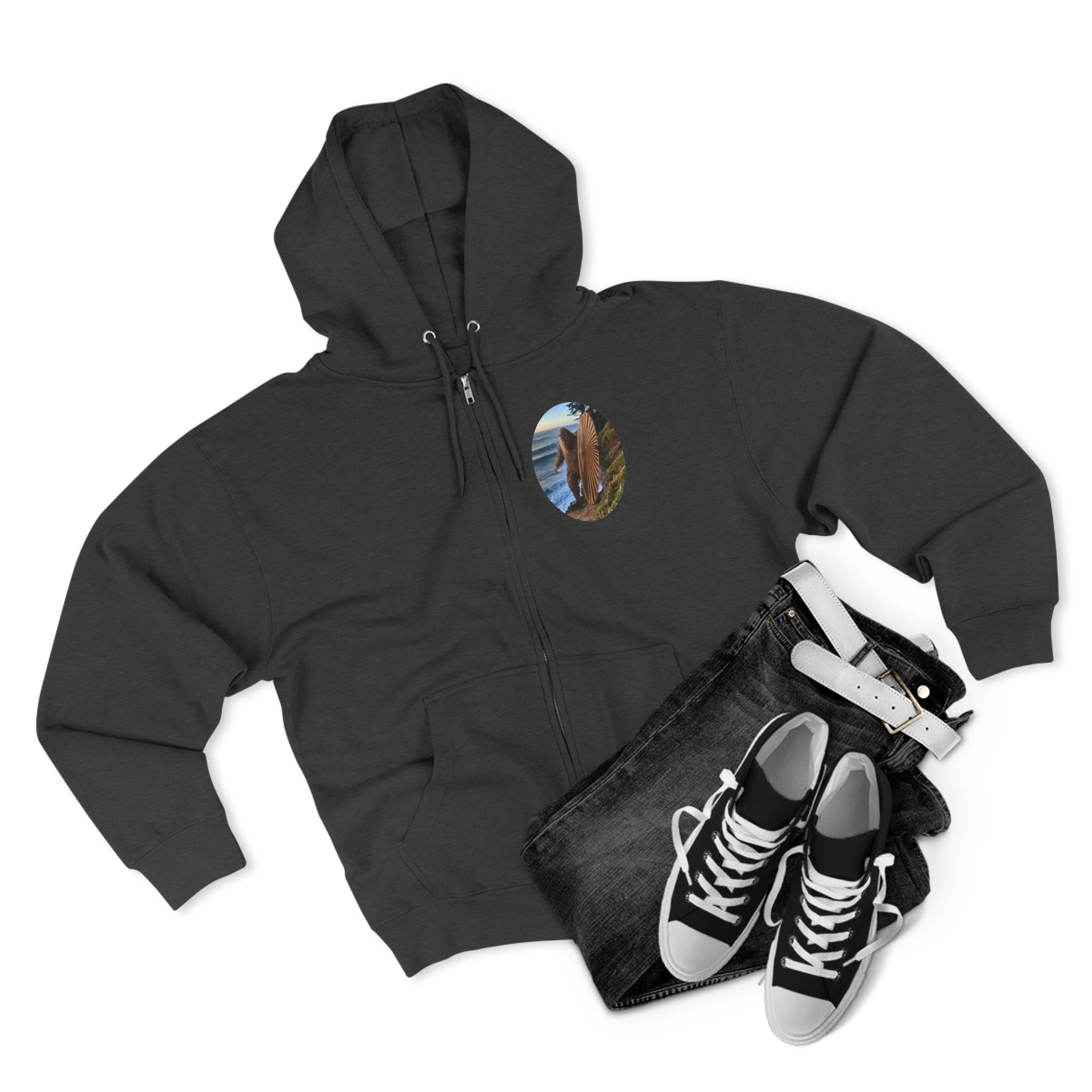 Ventana Real Surfsquatch zip fleece hoodie image 13