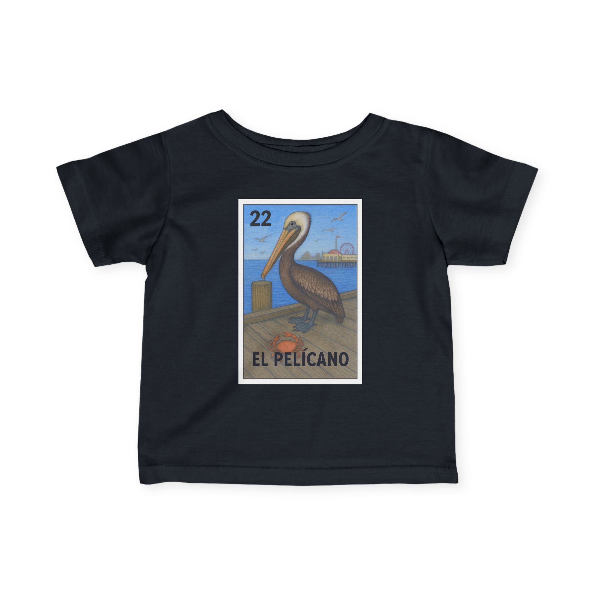 Pelican Loteria infant cotton t-shirt product image 3