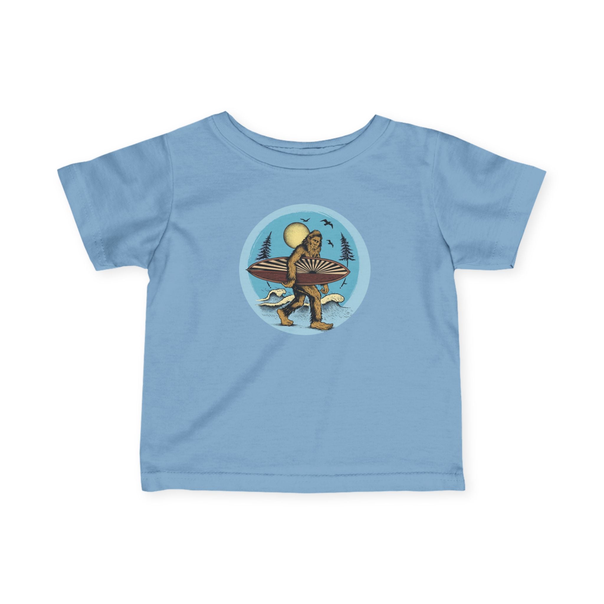 Ventana Surfsquatch by Thiago Bianchini infant cotton t-shirt image 1