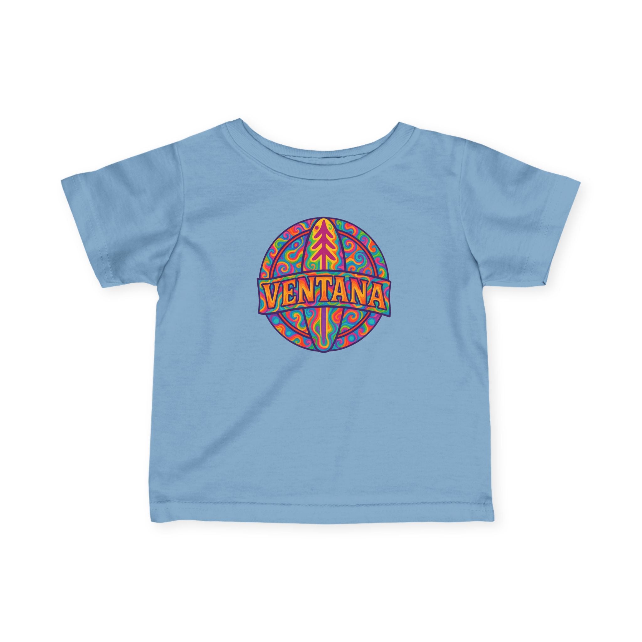 Ventana Psychedelic Treefish Logo infant cotton t-shirt image 1