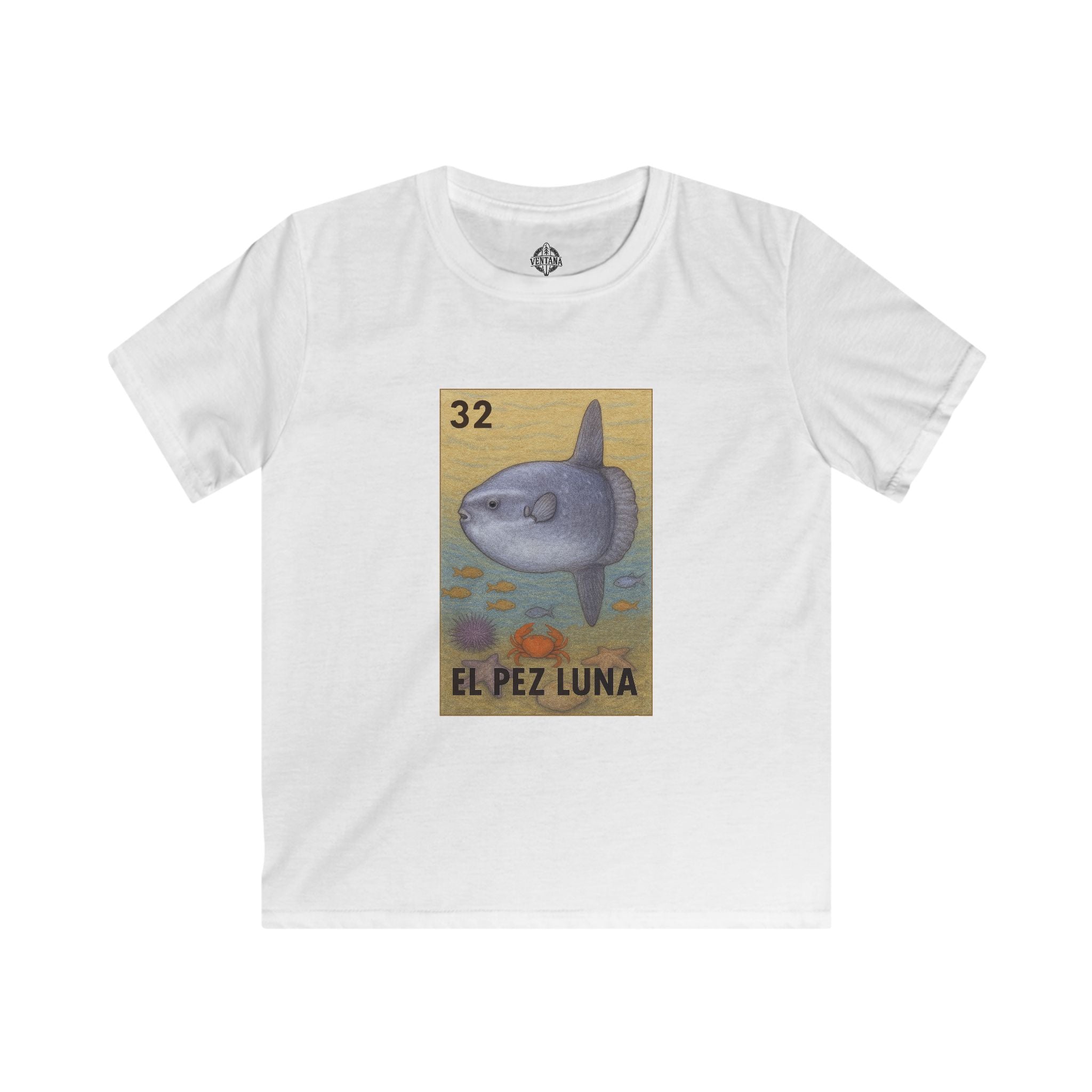 Sunfish Lotería kids soft style t-shirt image 4