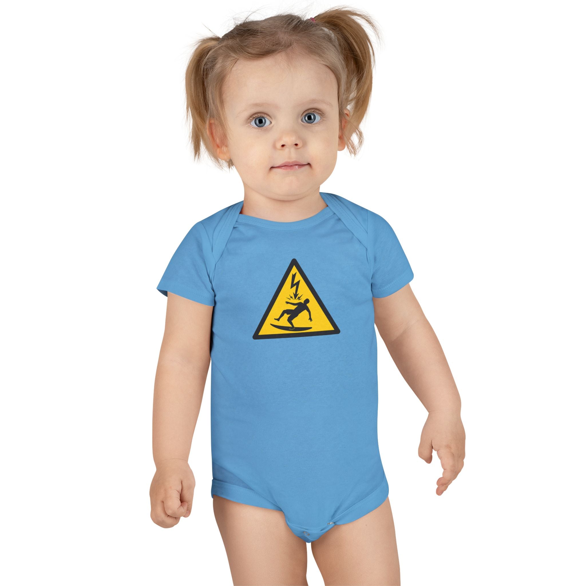 Electric Surfer baby cotton onesie image 13