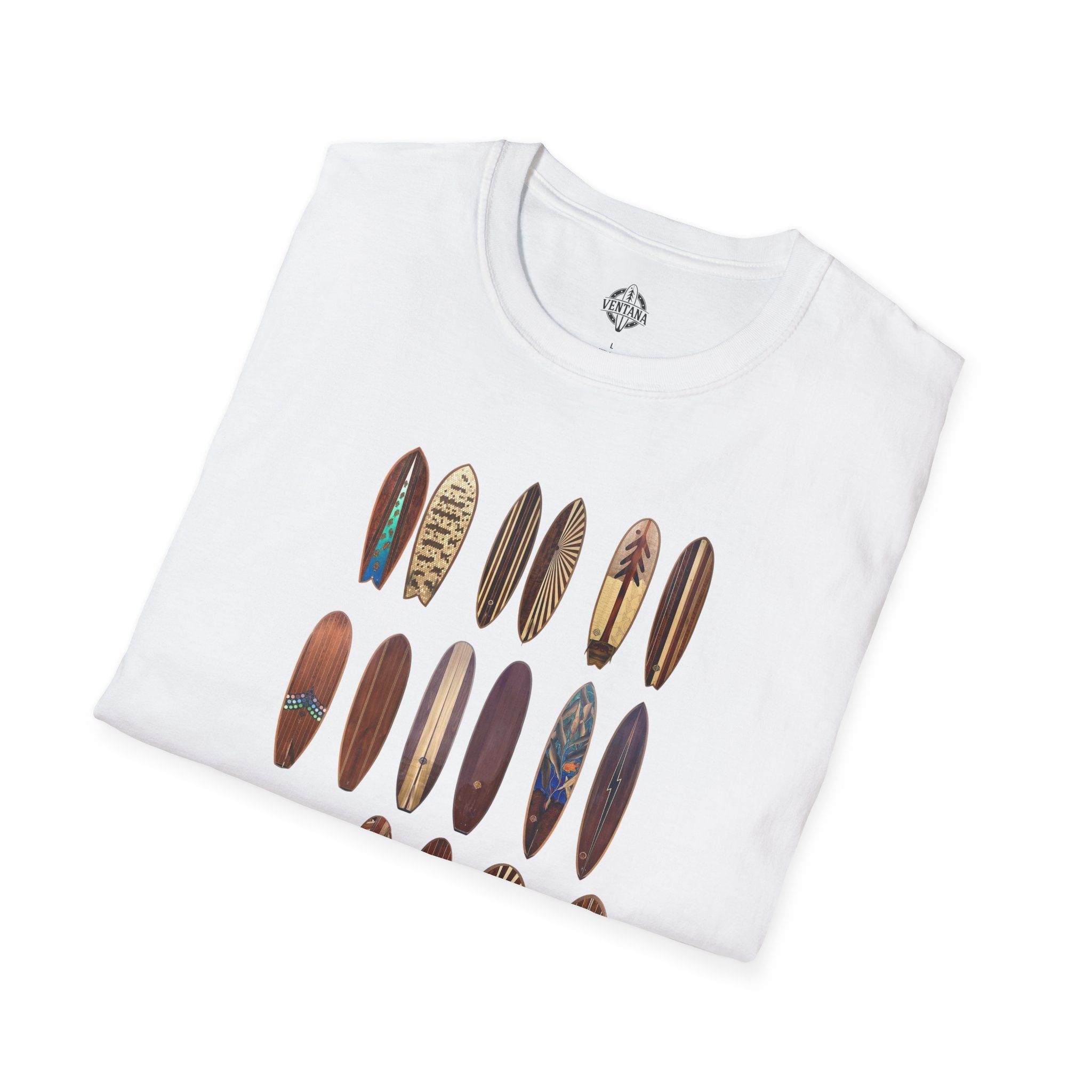 Ventana Wooden Surfboards Unisex - Soft Style U.S. Cotton T-Shirt