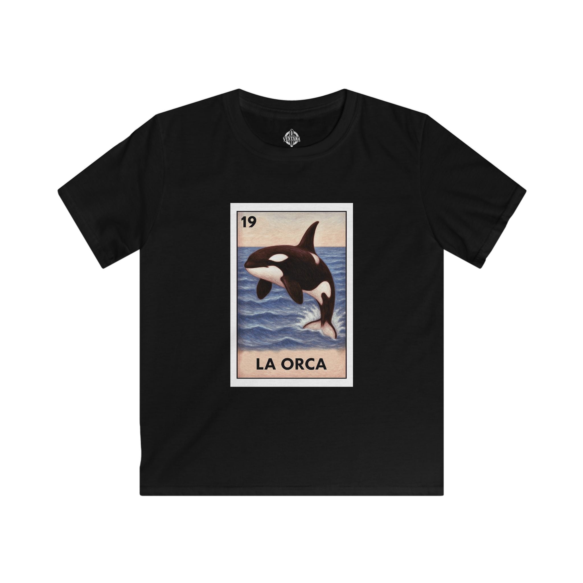 Orca Lotería kids soft style t-shirt image 3