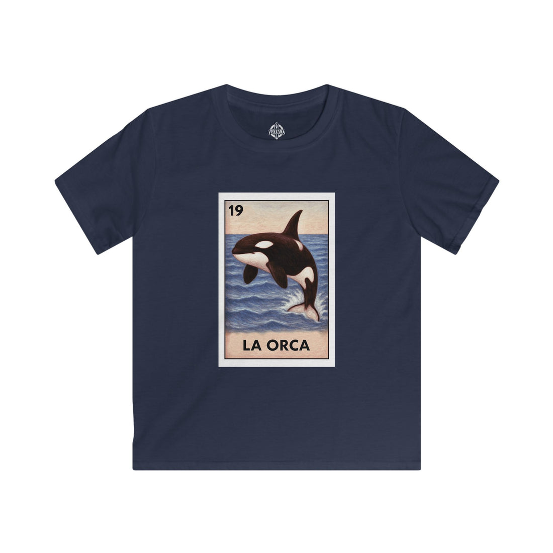 Orca Lotería Kids - Soft Style U.S. Cotton T-Shirt (La Orca)