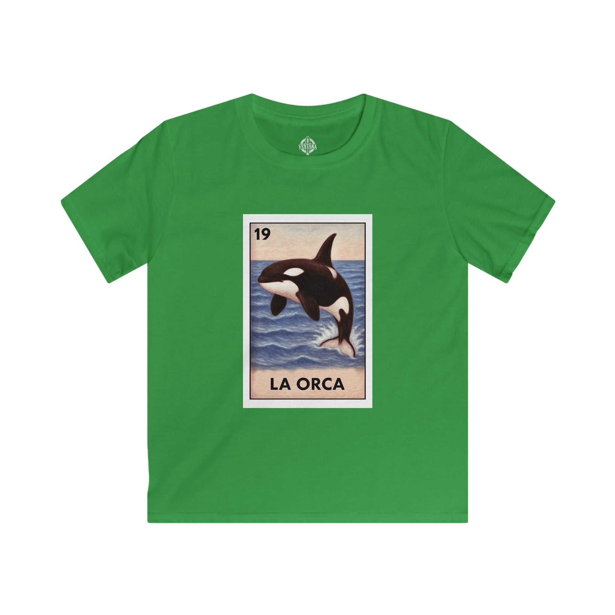 Orca Lotería kids soft style t-shirt image 7