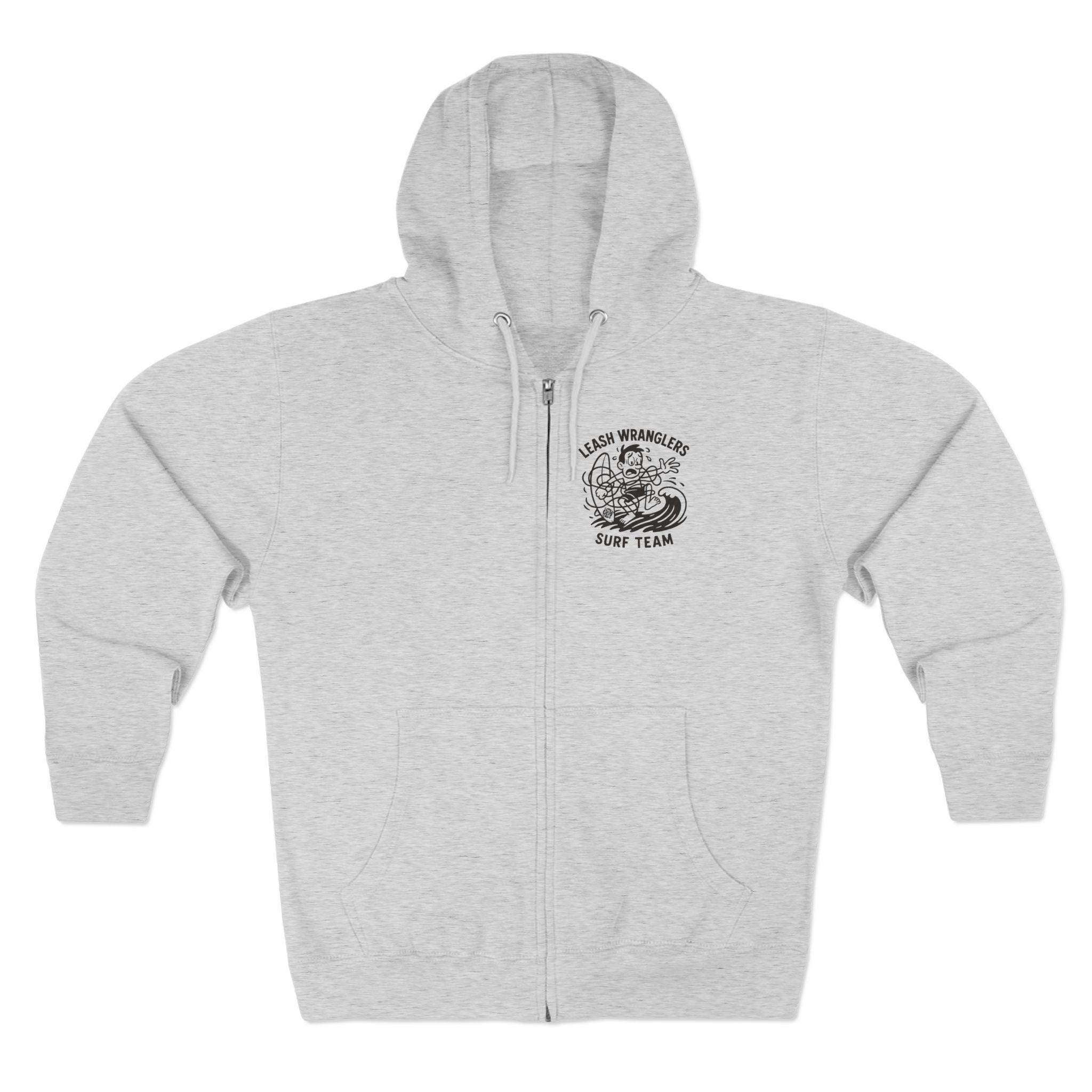 Leash Wranglers Surf Team zip fleece hoodie image 3