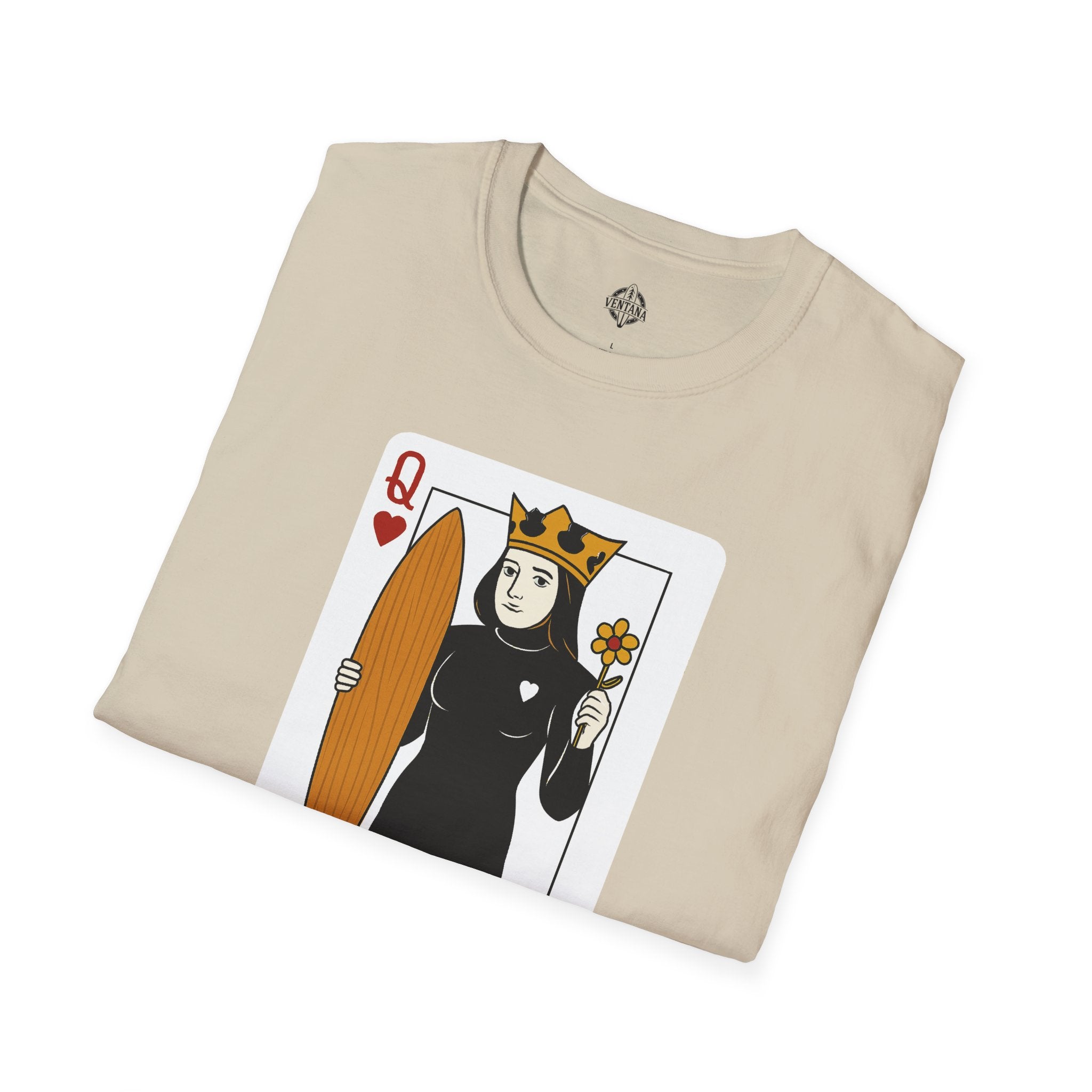 Queen of Hearts Surfer T-Shirt