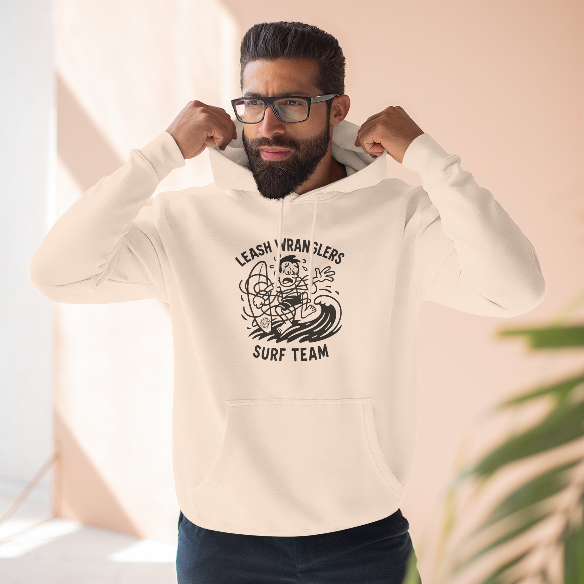 Leash Wranglers Surf Team Fleece Hoodie