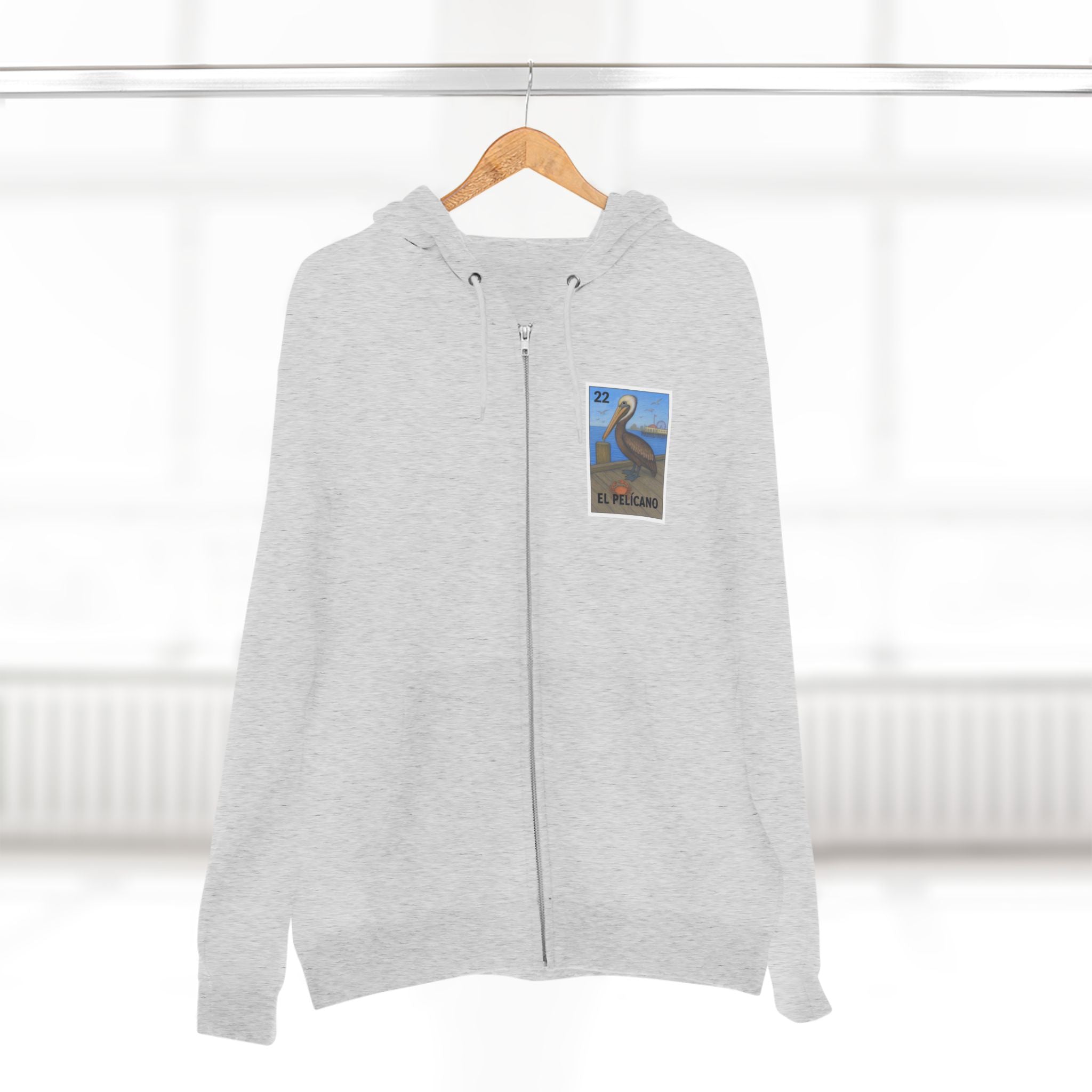 Pelican Lotería zip fleece hoodie image 9