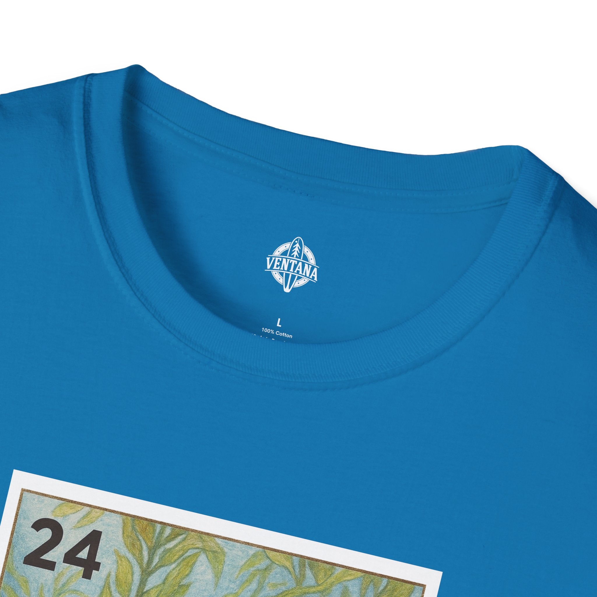 Kelp Forest Lotería Unisex - Soft Style U.S. Cotton T-Shirt (El Bosque de Algas)
