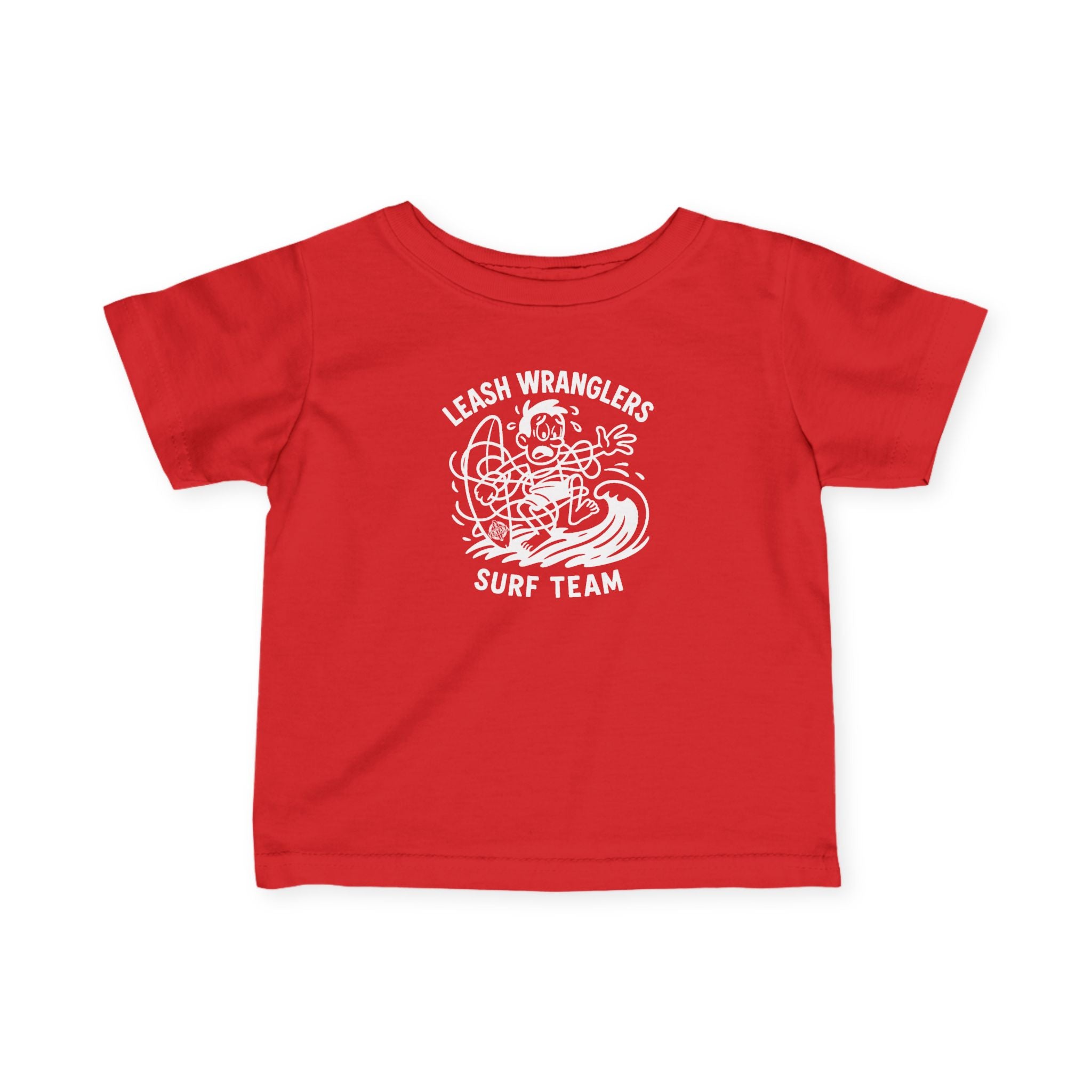 Leash Wranglers Surf Team - Infant 100% Cotton T-Shirt