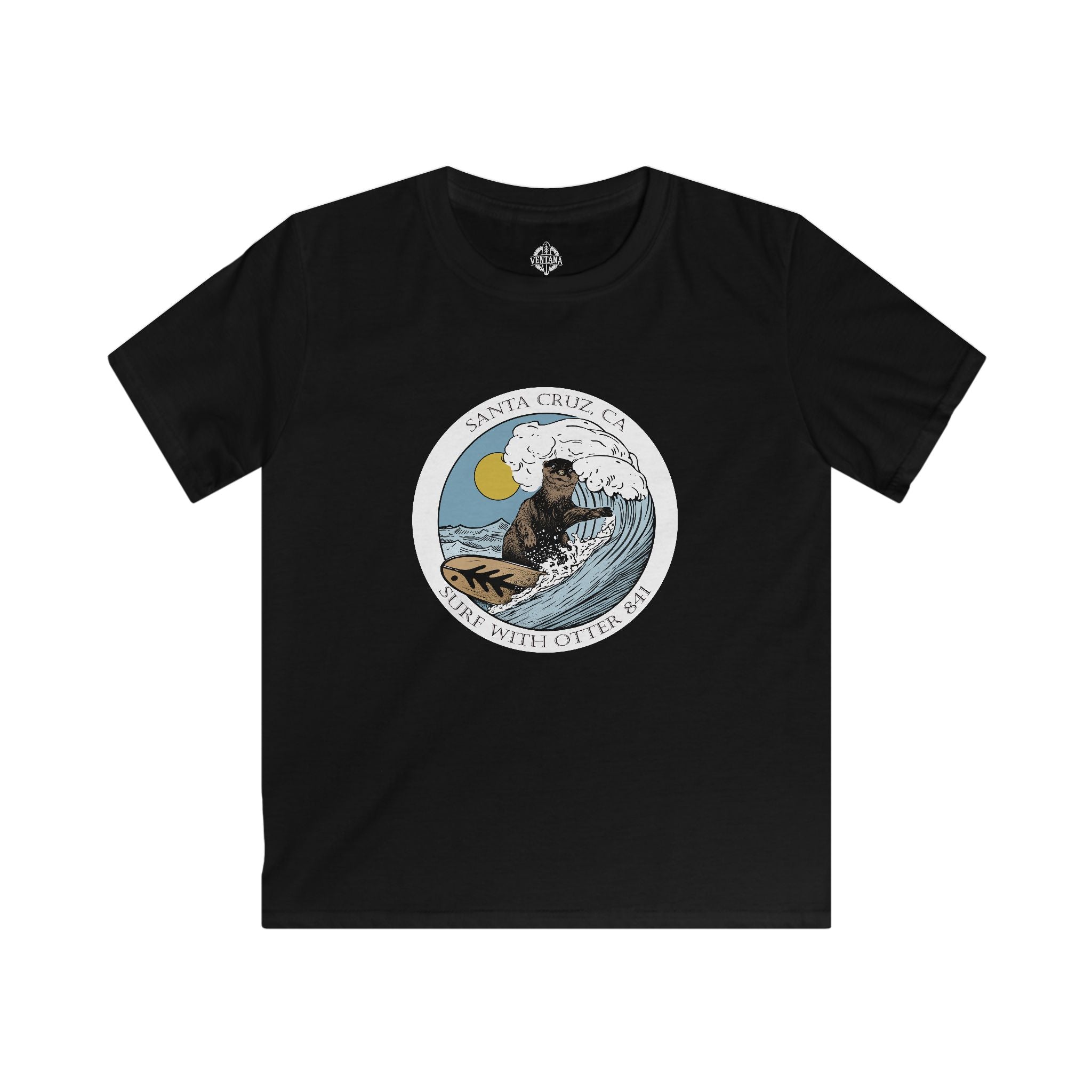 Surf with Otter 841 kids t-shirt image 5