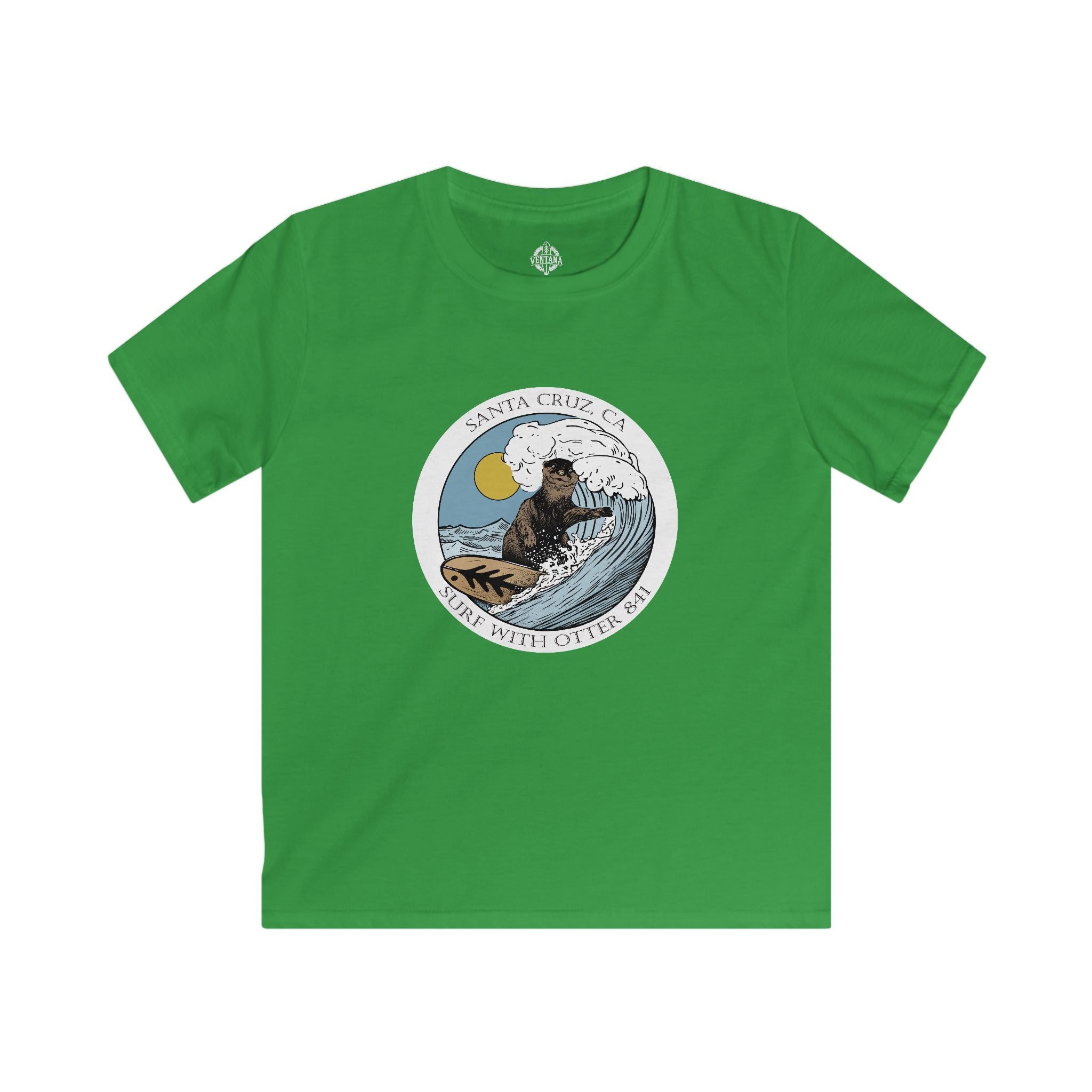 Surf with Otter 841 kids t-shirt image 8