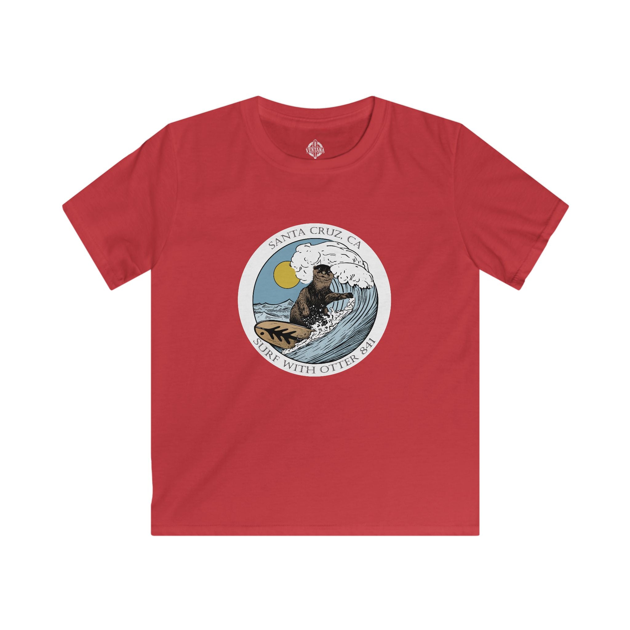 Surf with Otter 841 kids t-shirt image 12
