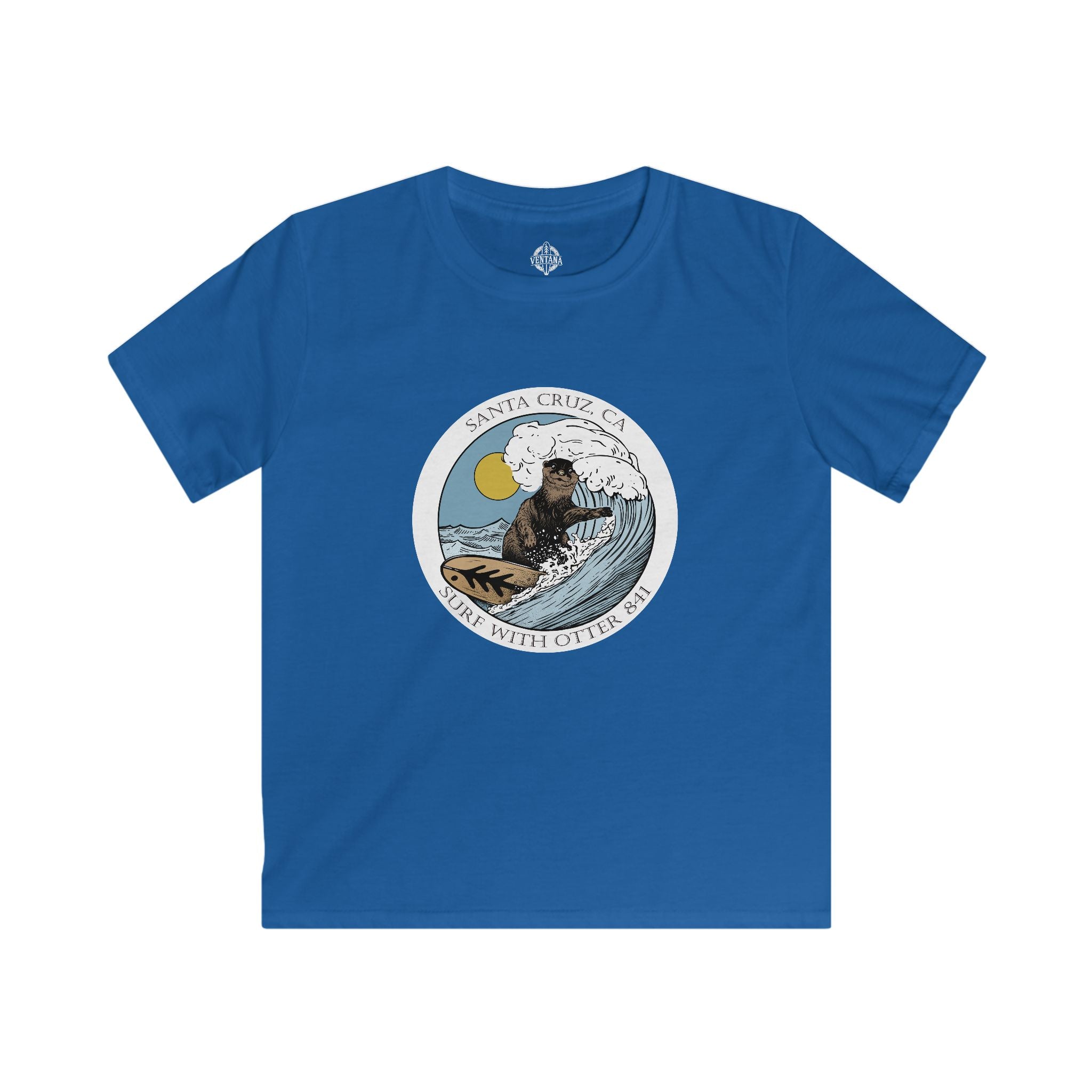 Surf with Otter 841 kids t-shirt image 10
