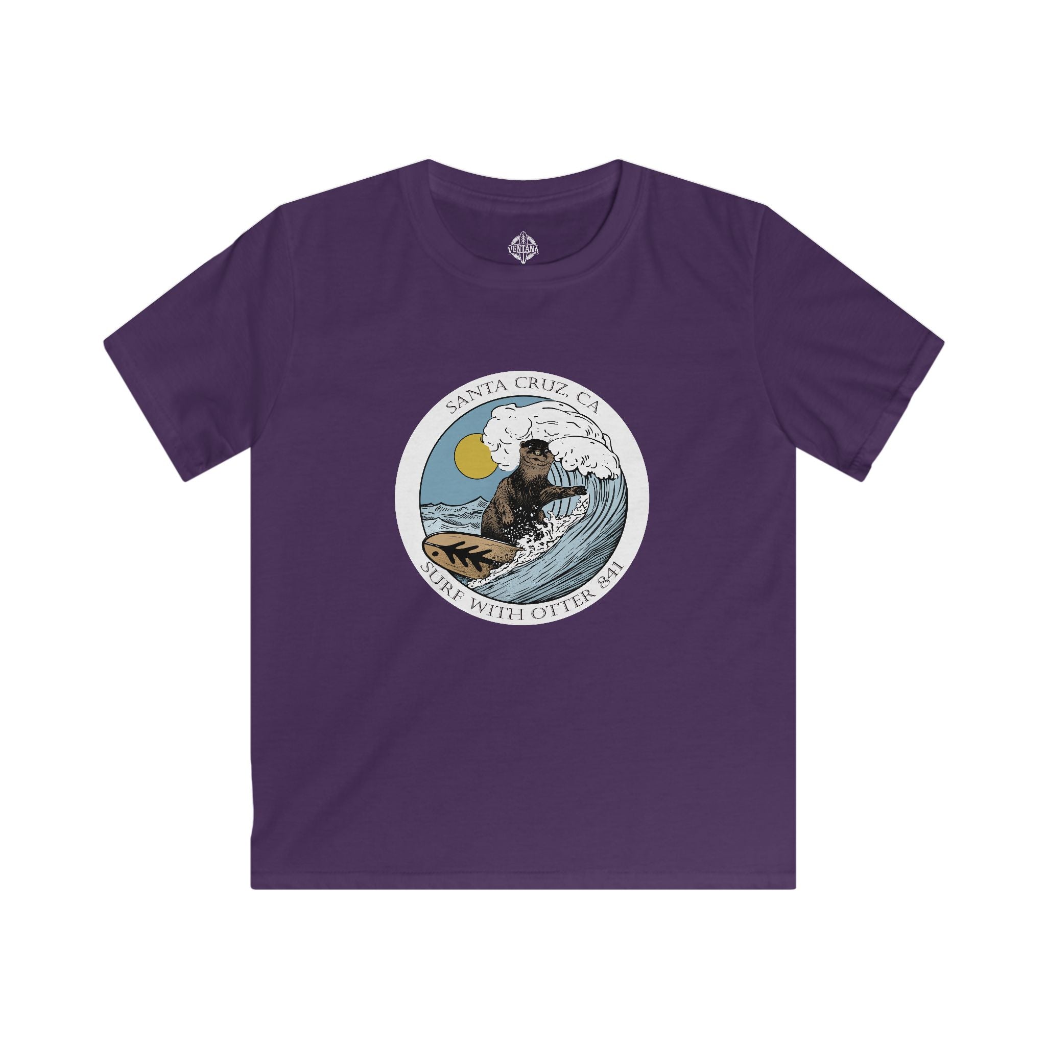 Surf with Otter 841 kids t-shirt image 11
