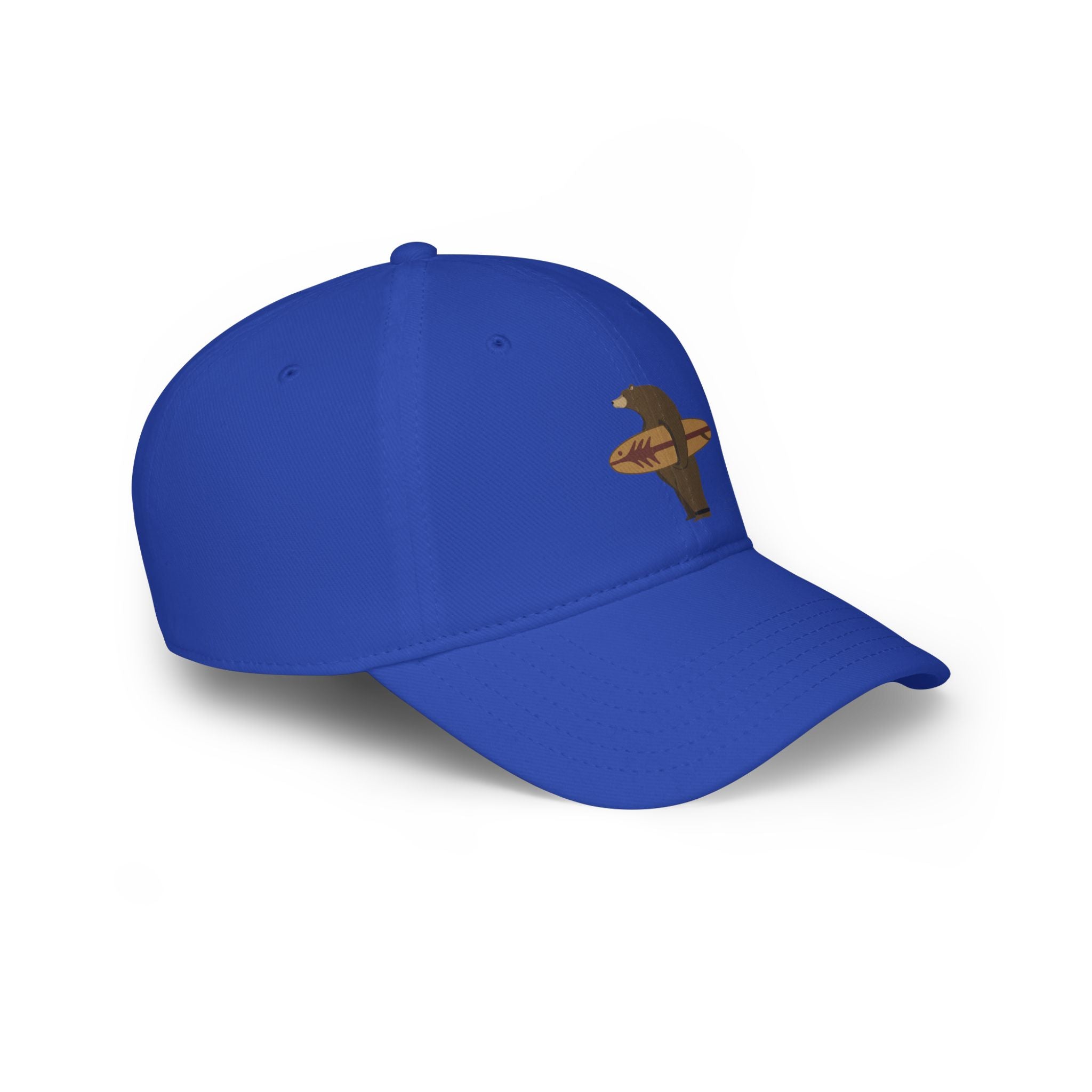 Surfing Grizzly Bear Baseball Cap