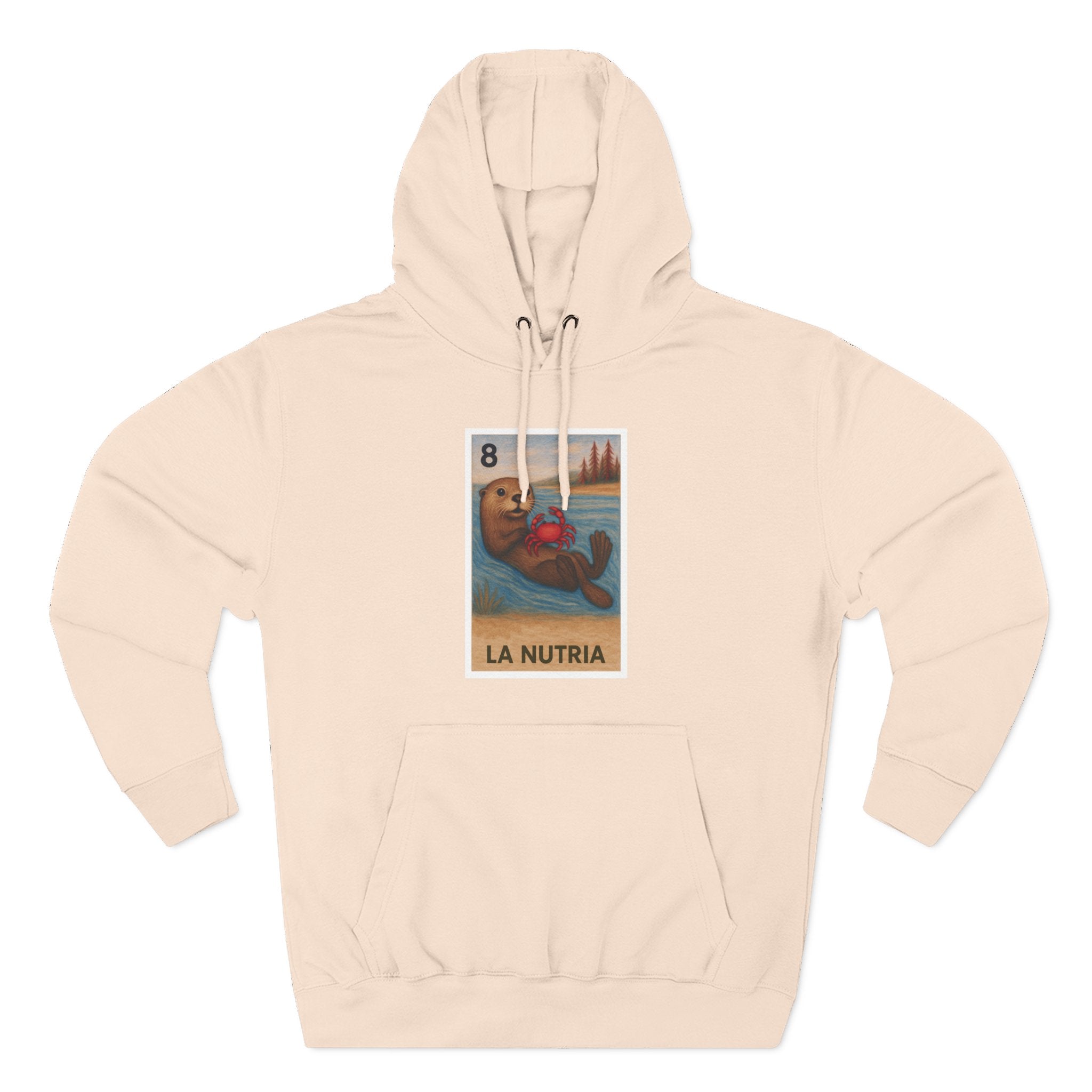 Sea Otter Lotería fleece hoodie image 8