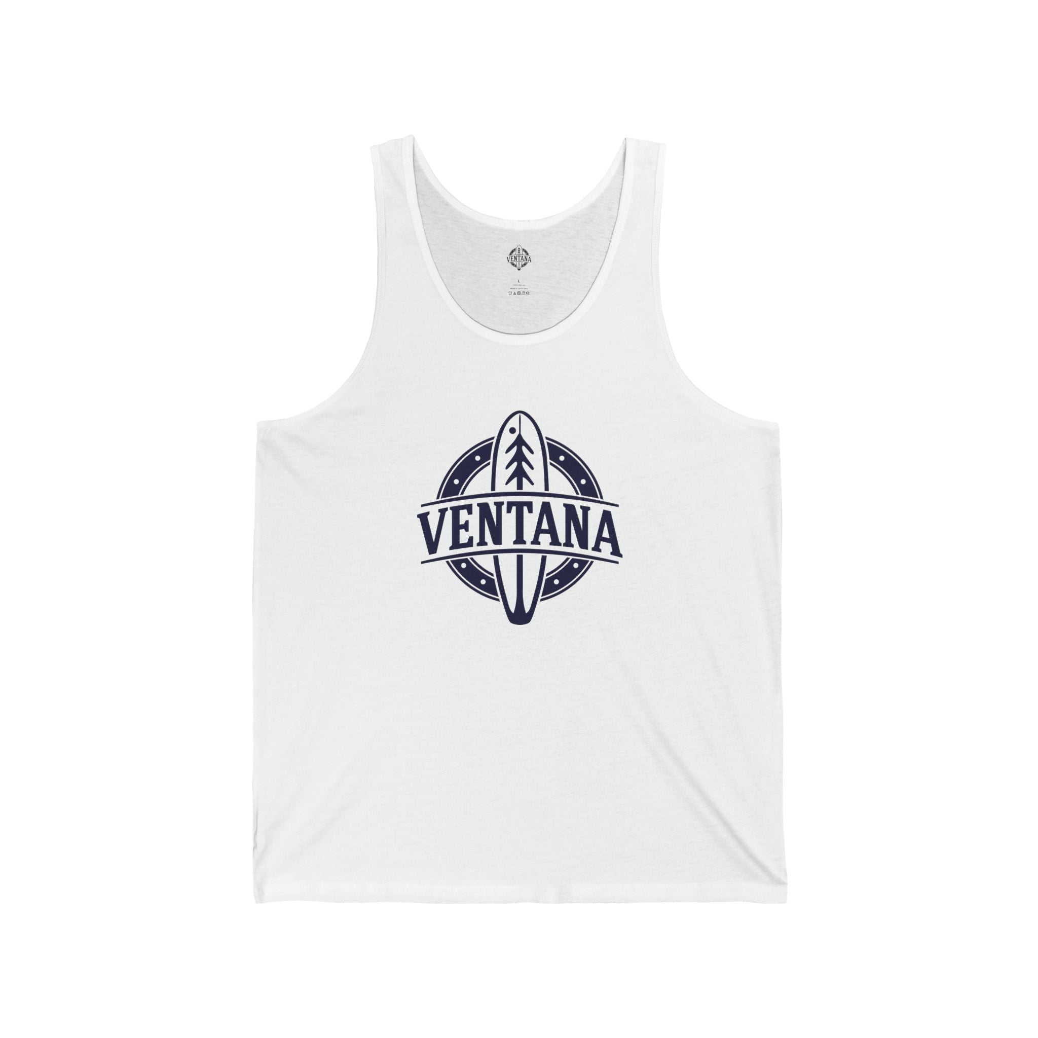 Ventana Psychedelic Treefish Logo jersey tank top image 3