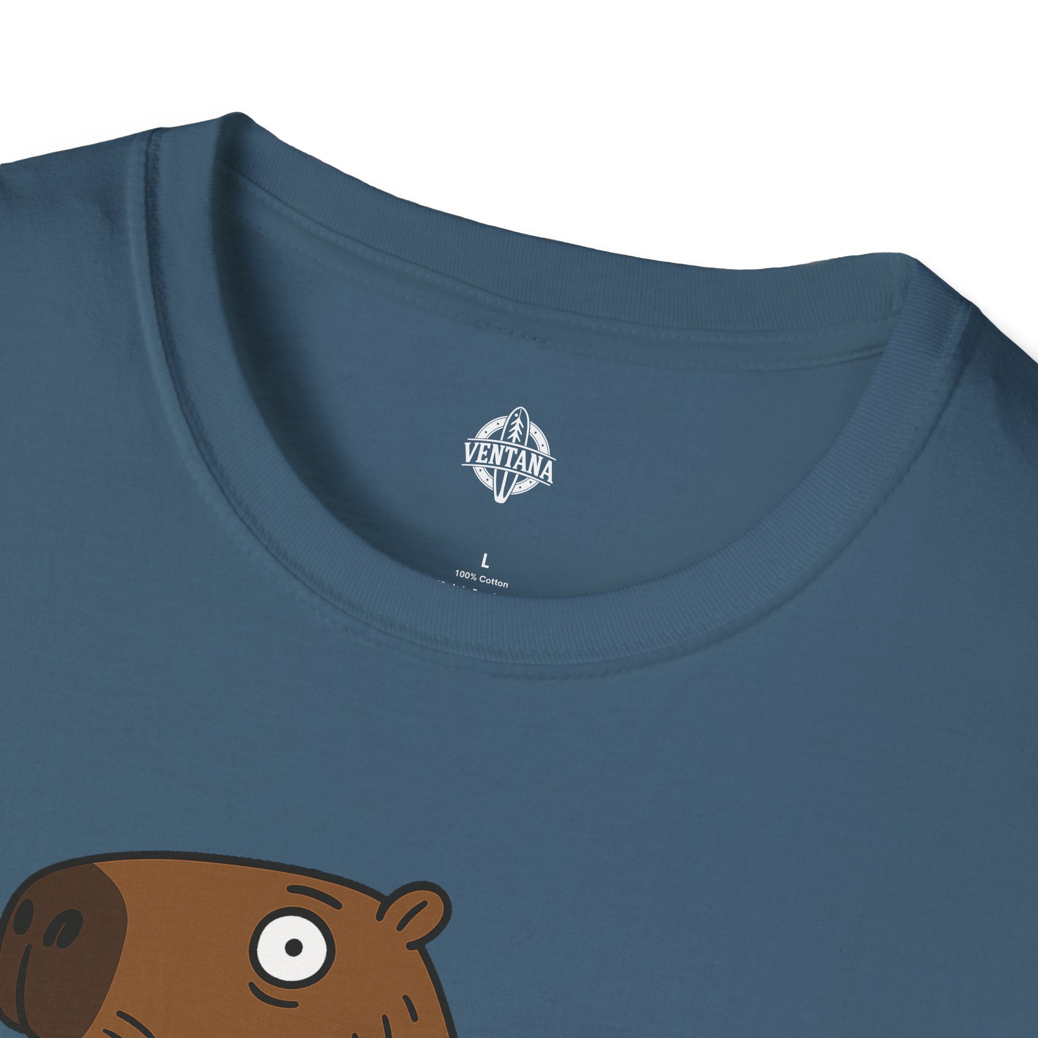Capybara Surfer Unisex - Soft Style U.S. Cotton T-Shirt