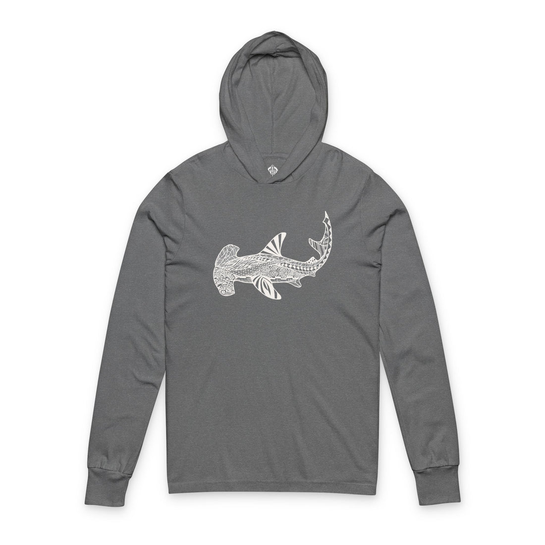 Ventangle Hammerhead cotton hooded long sleeve t-shirt image 2
