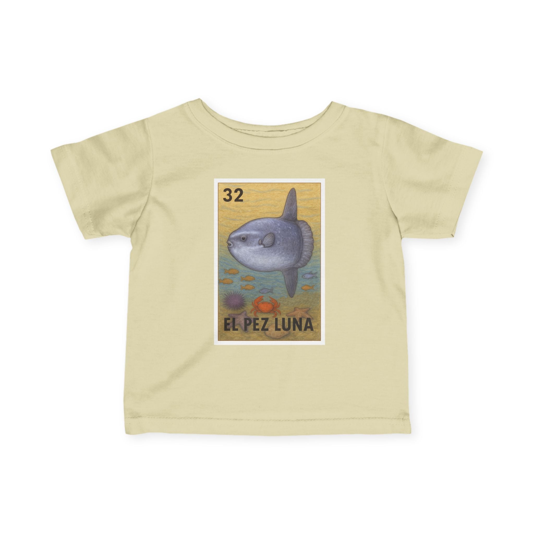 Sunfish Lotería - Infant 100% Cotton T-Shirt (El Pez Luna)