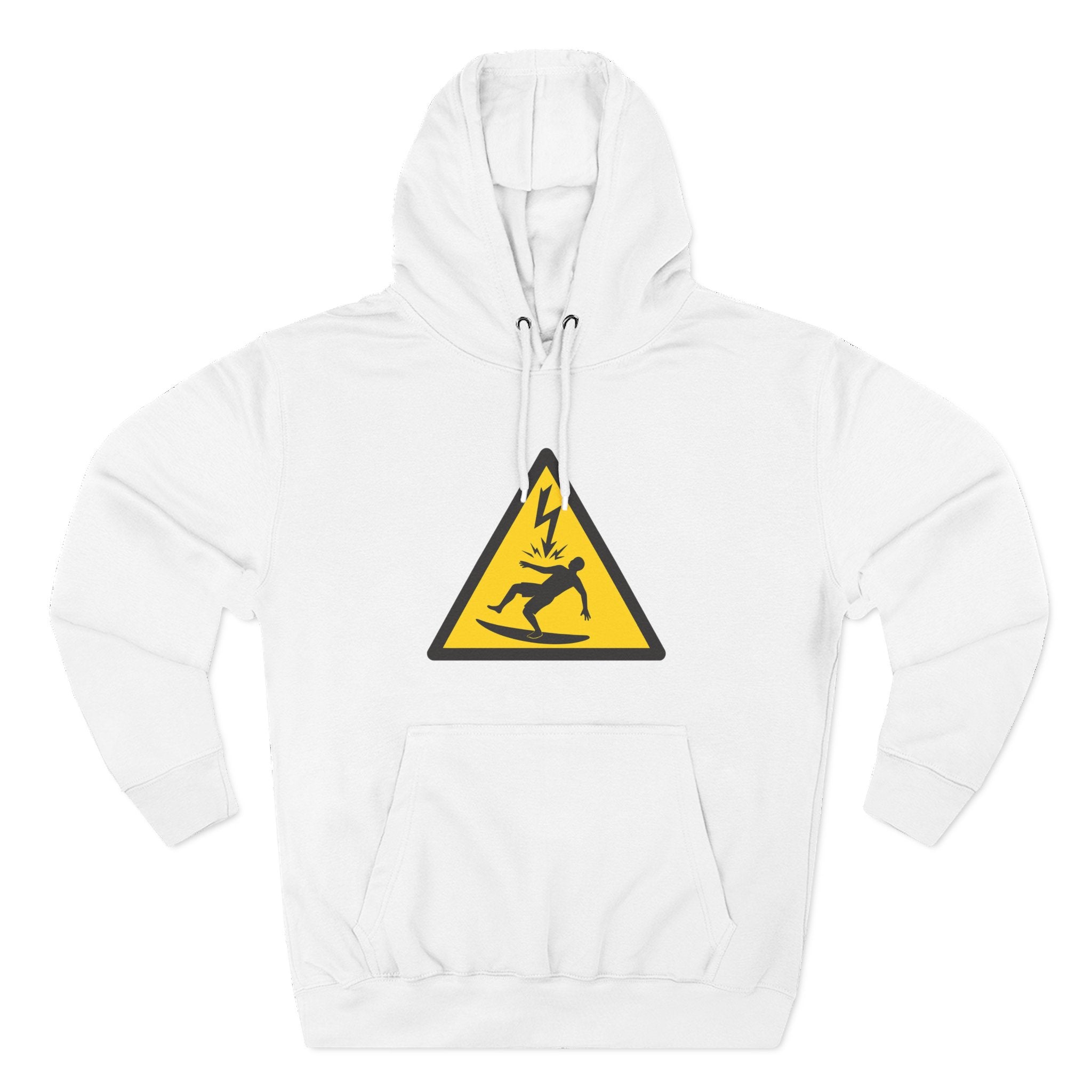 Electric Surfer Unisex - Pull-Over Cotton Blend Fleece Hoodie