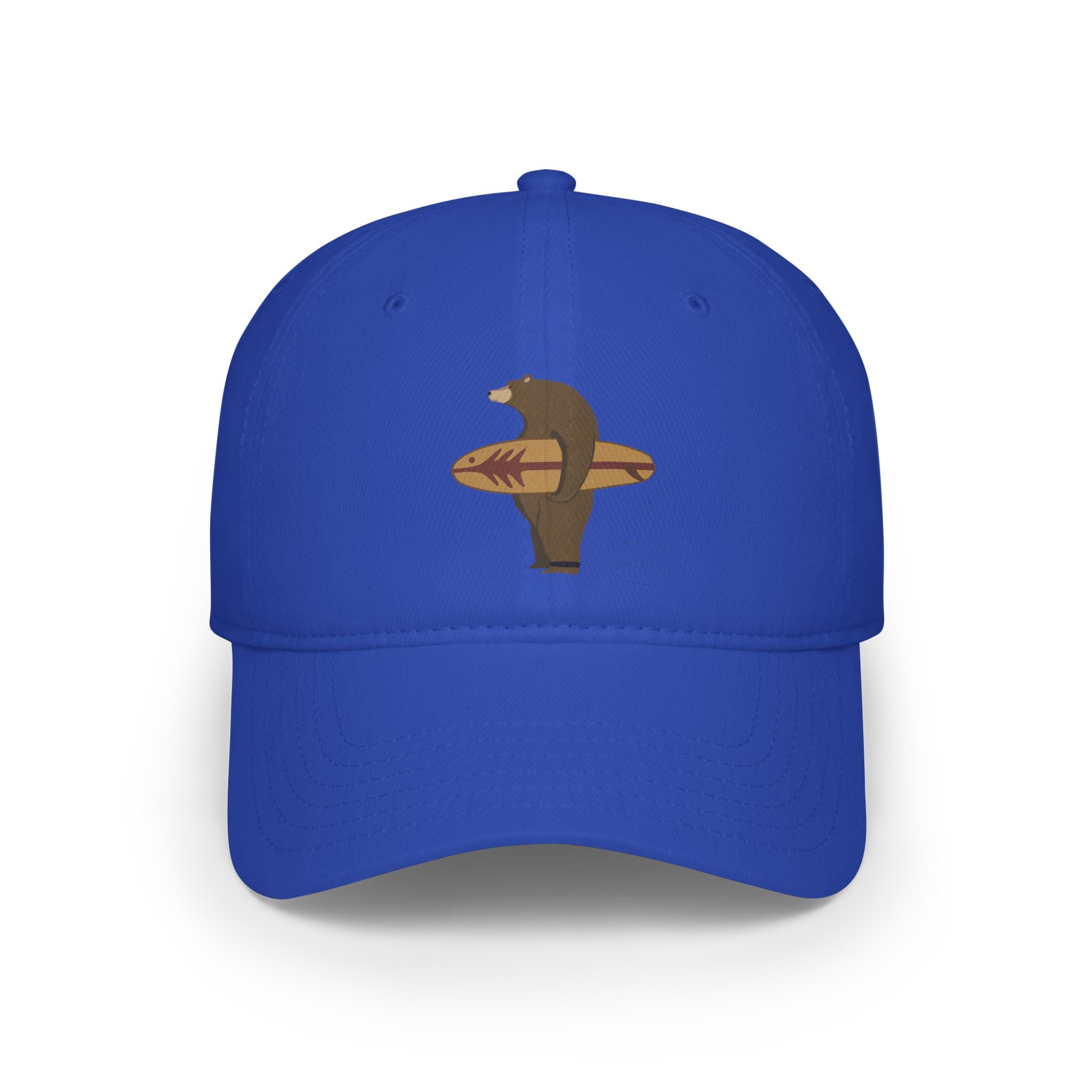 Surfing Grizzly Bear by Fabian Lavater baseball cap image 5