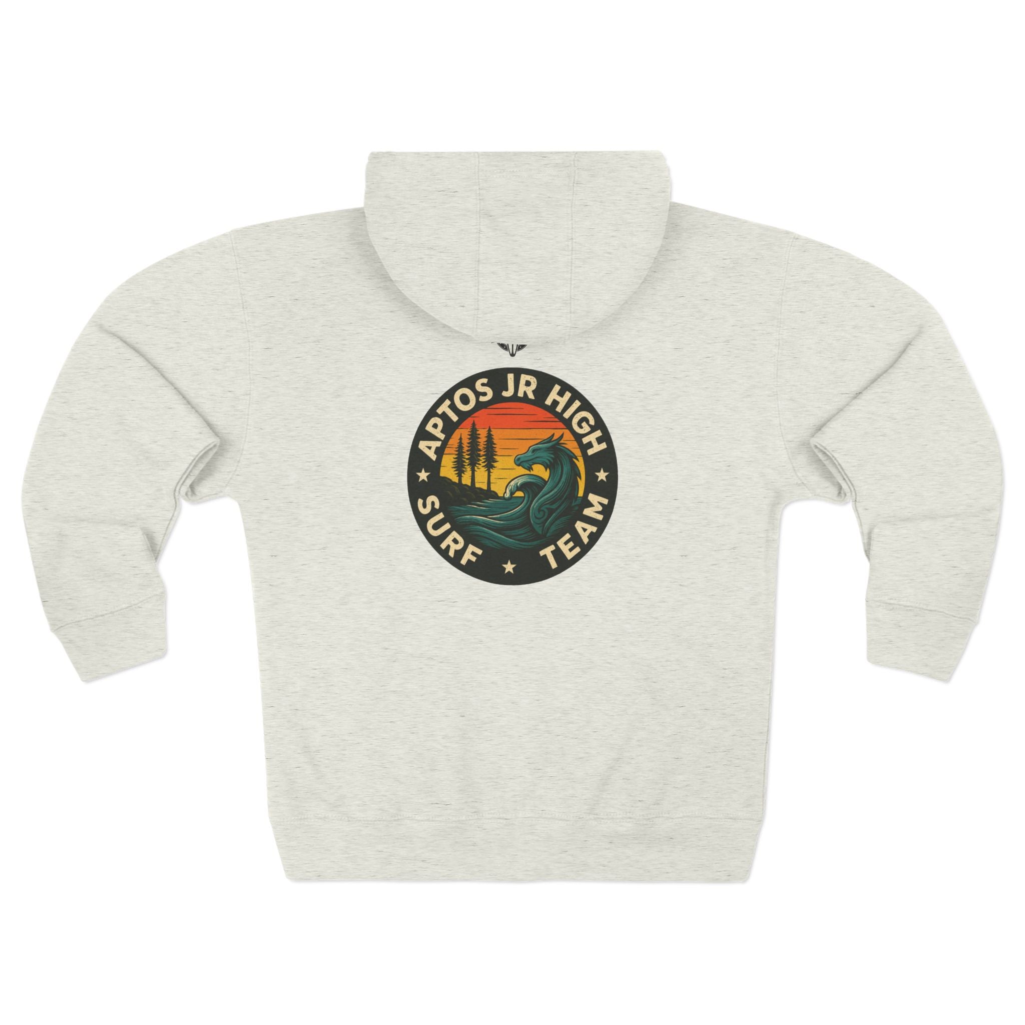 Aptos Junior High Surf Team Unisex - Zip Cotton Blend Fleece Hoodie